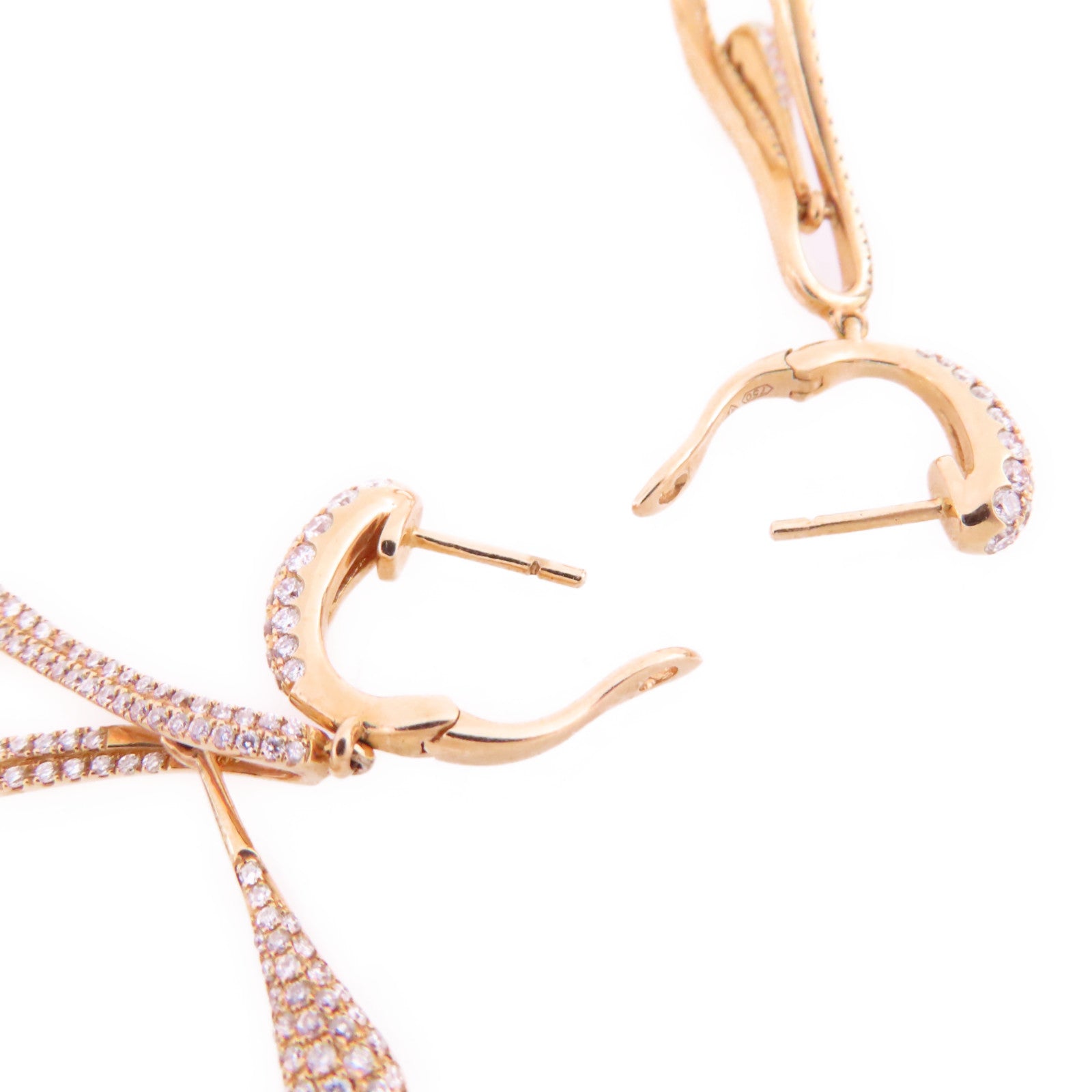 JEWELRY 【激減優惠】18K玫瑰金/鑽石Diamond Earrings耳環
