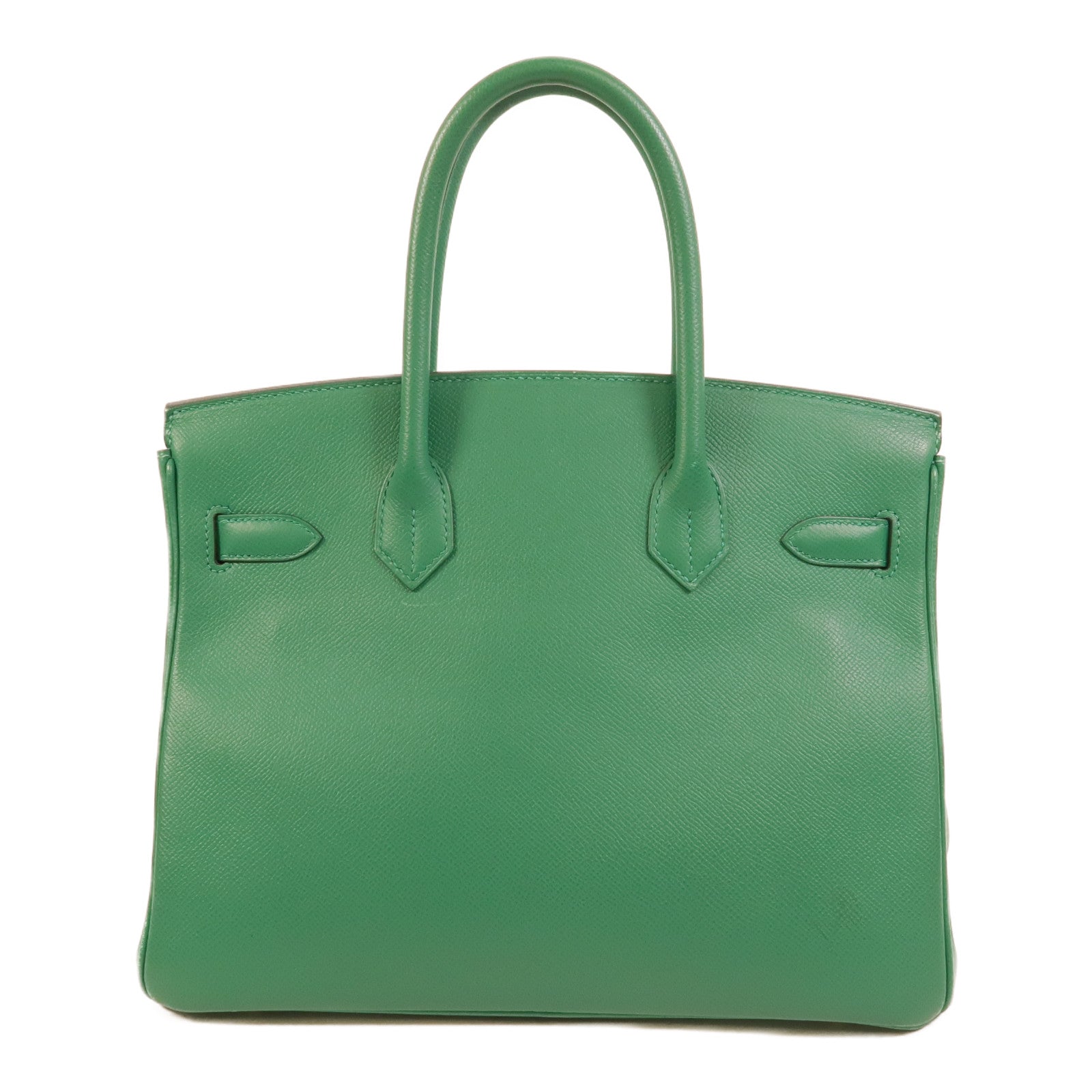 HERMES Epsom皮革Birkin 30手挽袋Malachite