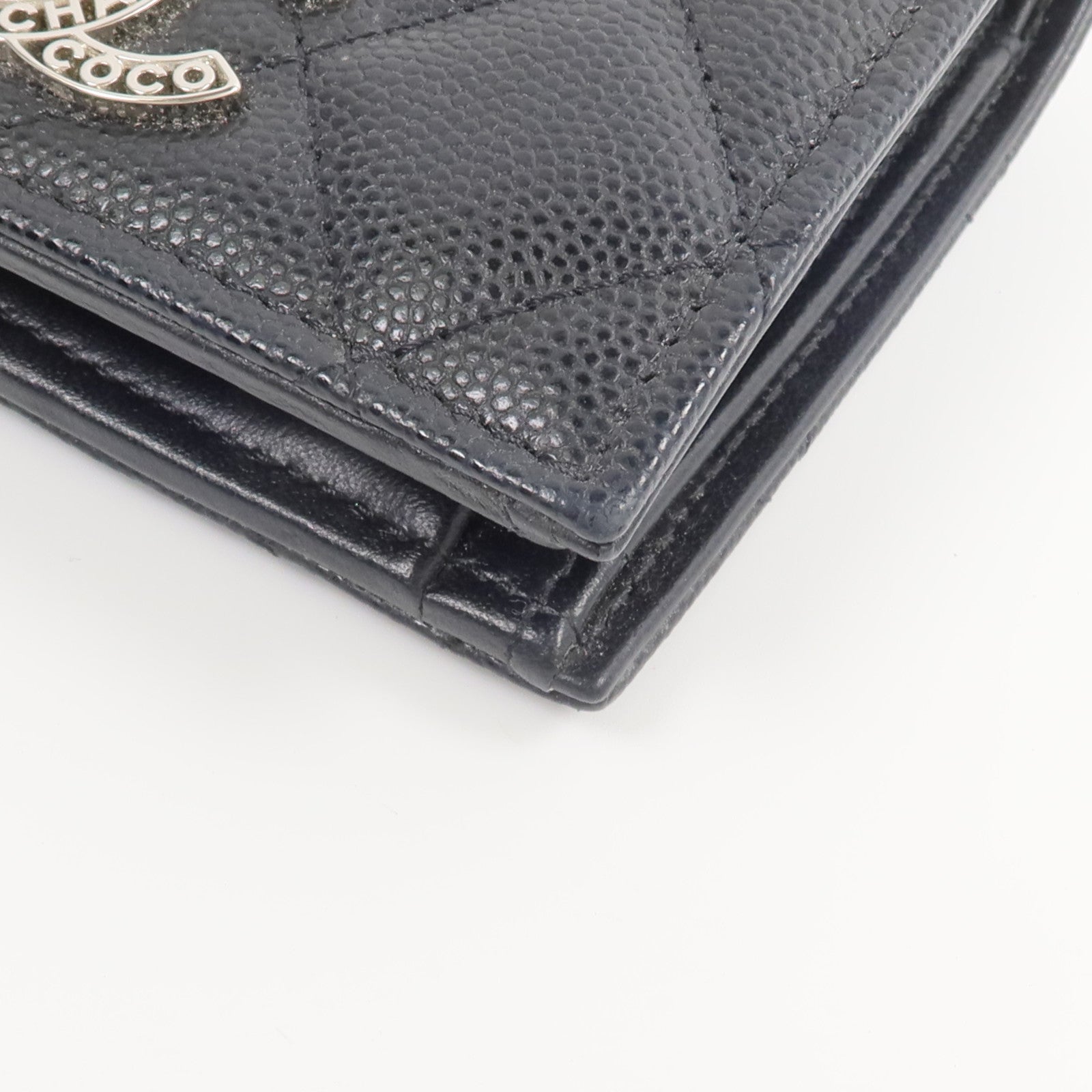 CHANEL 牛皮皮革Fold Wallet錢包