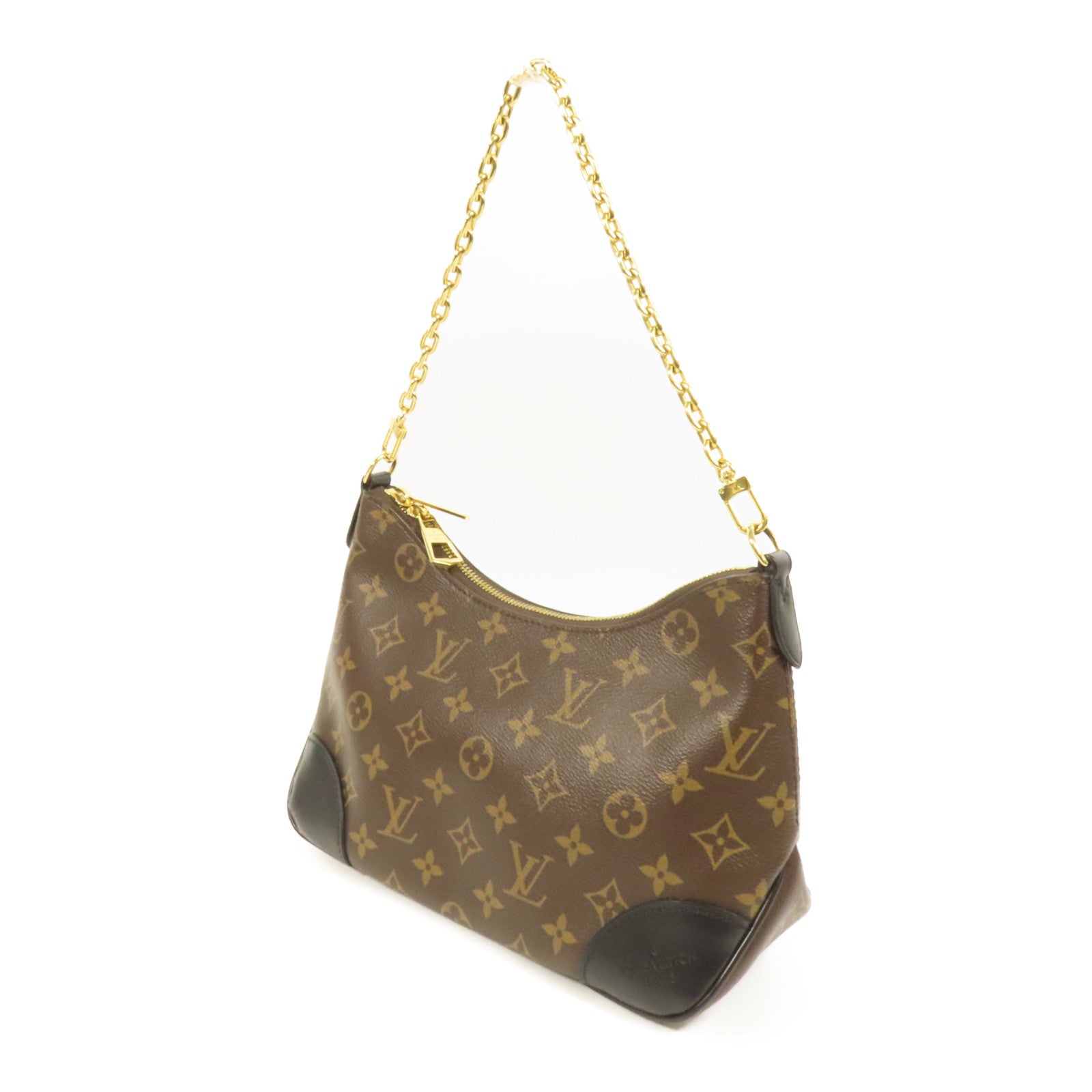 LOUIS VUITTON Monogram Boulogne PM金扣手挽肩背兩用袋