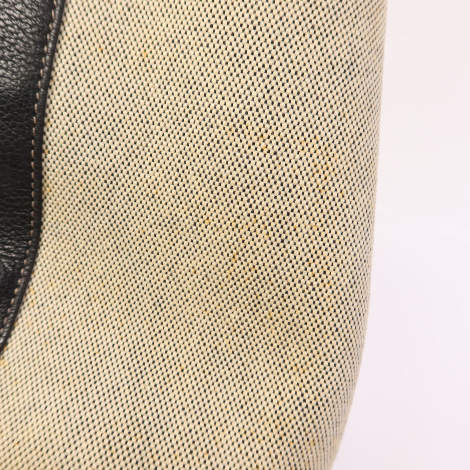 HERMES 帆布GardenParty PM銀扣手挽袋