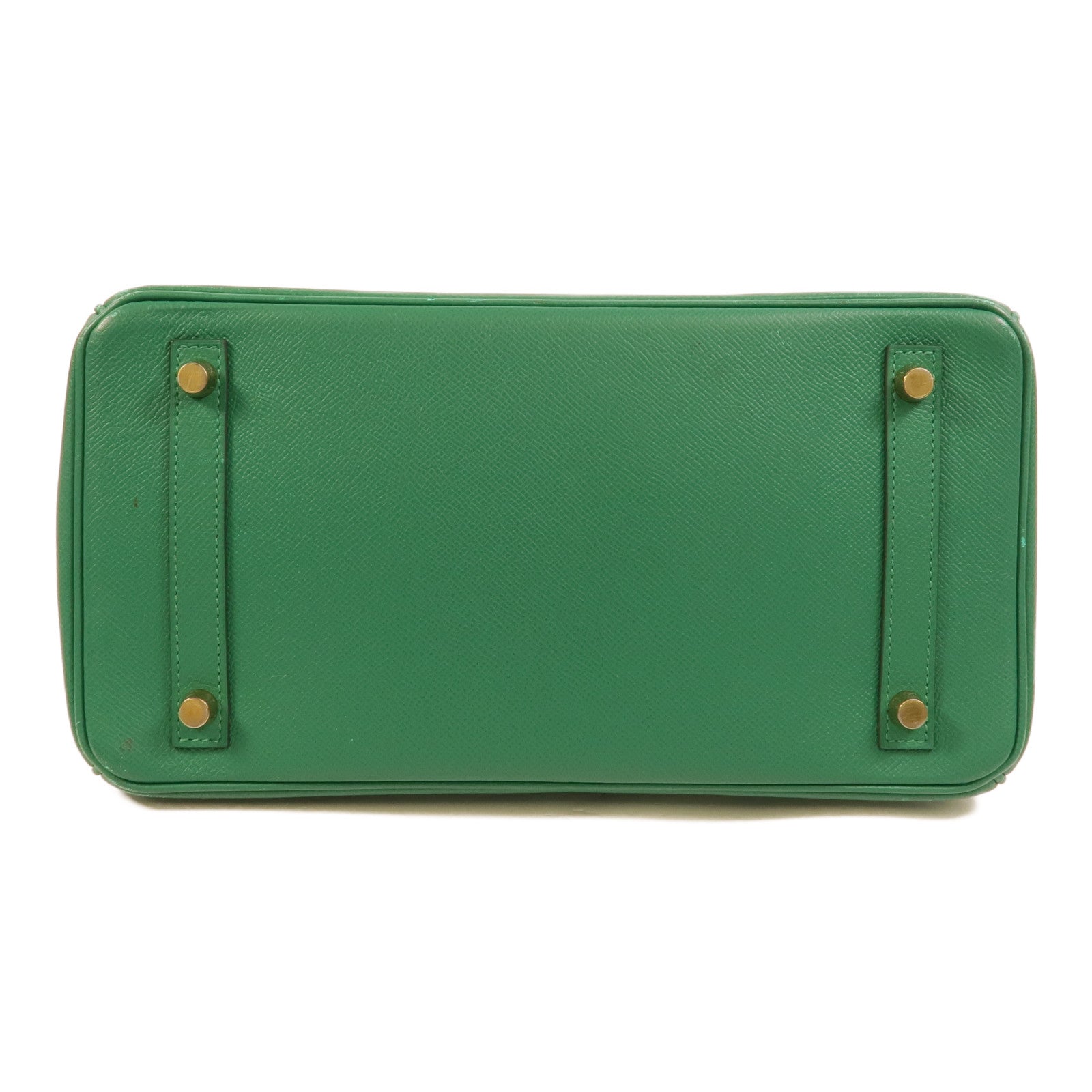 HERMES Epsom皮革Birkin 30手挽袋Malachite