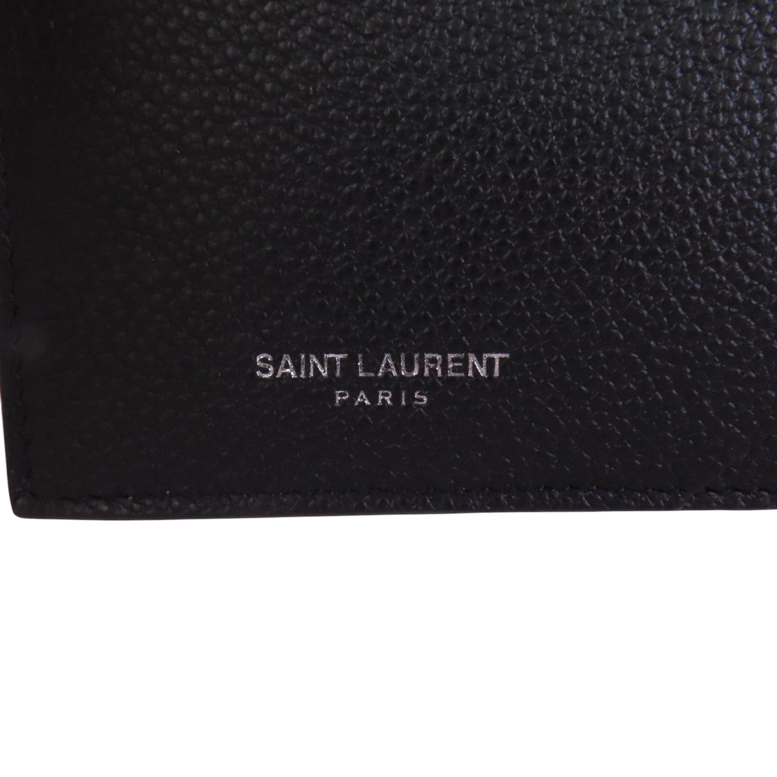 SAINT LAURENT 牛皮皮革Card Case銀扣卡套