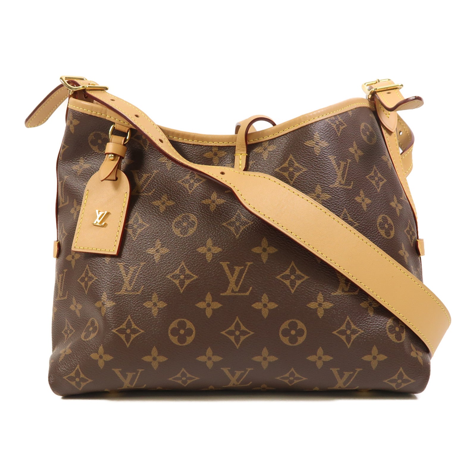 LOUIS VUITTON Monogram CarryAll PM金扣肩背袋