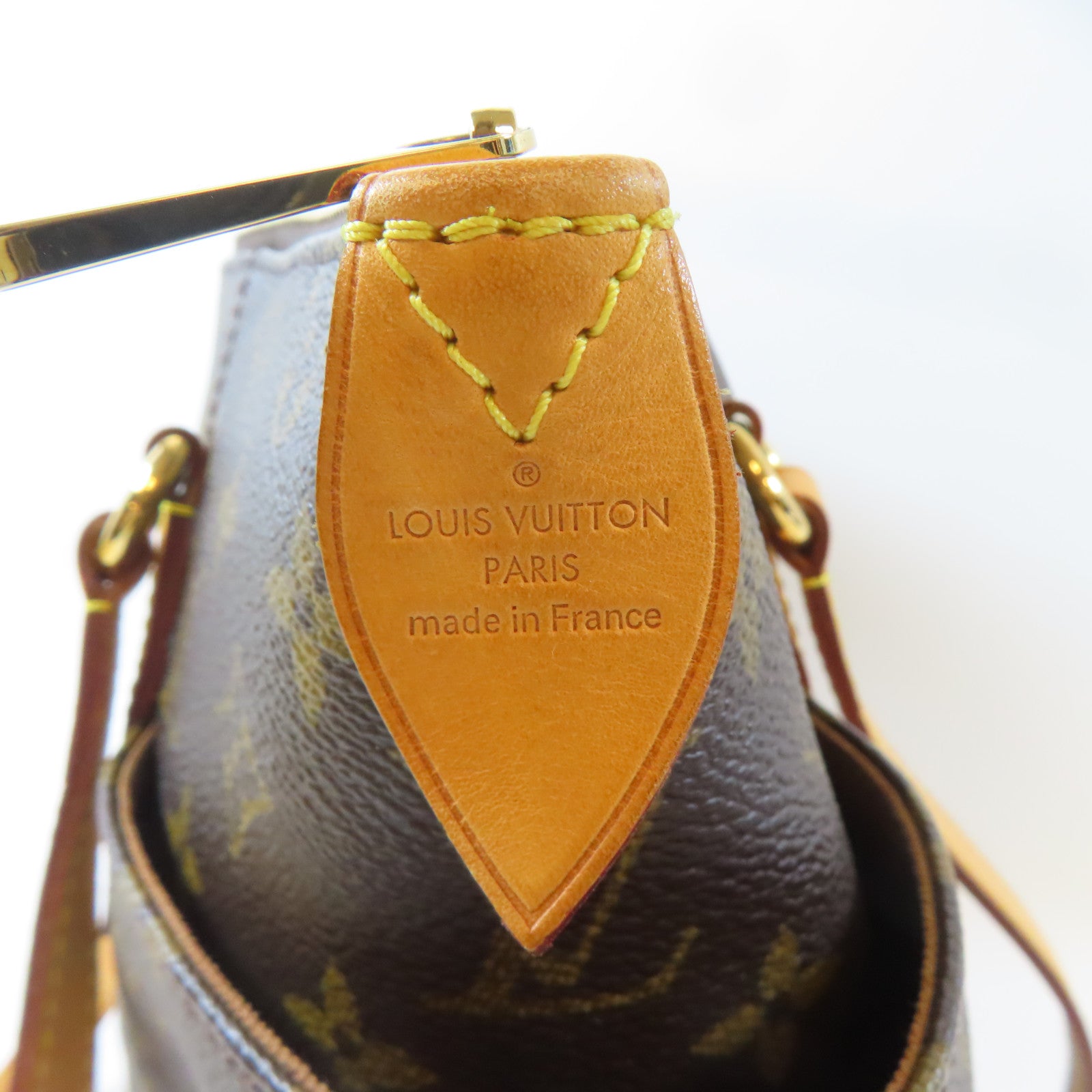LOUIS VUITTON Monogram Totally PM金扣手挽袋啡色