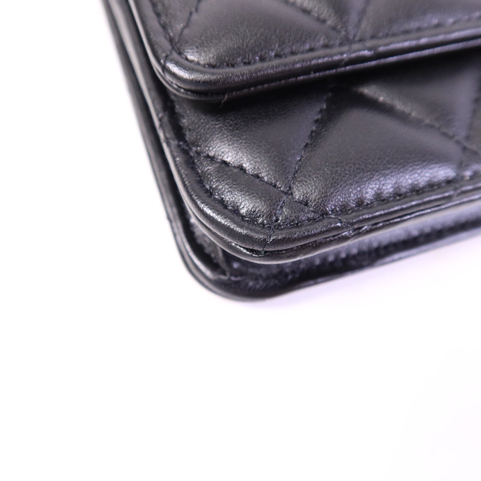 CHANEL 羊皮皮革WOC Wallet On Chain鏈帶肩背袋