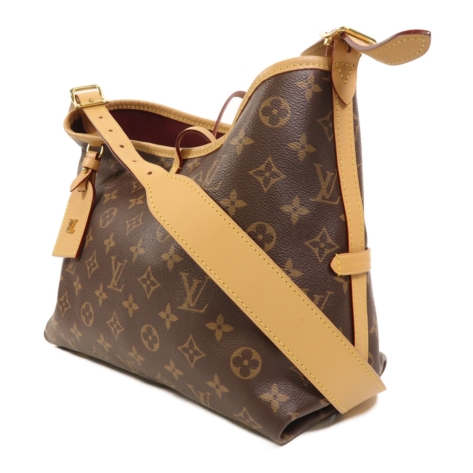LOUIS VUITTON Monogram CarryAll PM金扣肩背袋