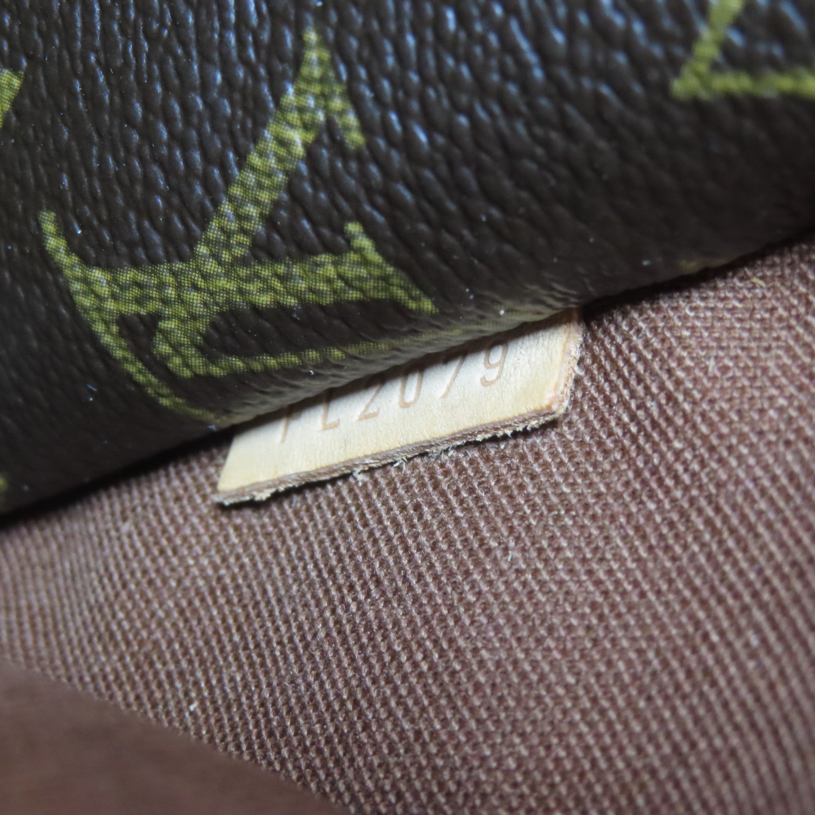 LOUIS VUITTON Monogram Totally PM金扣手挽袋啡色