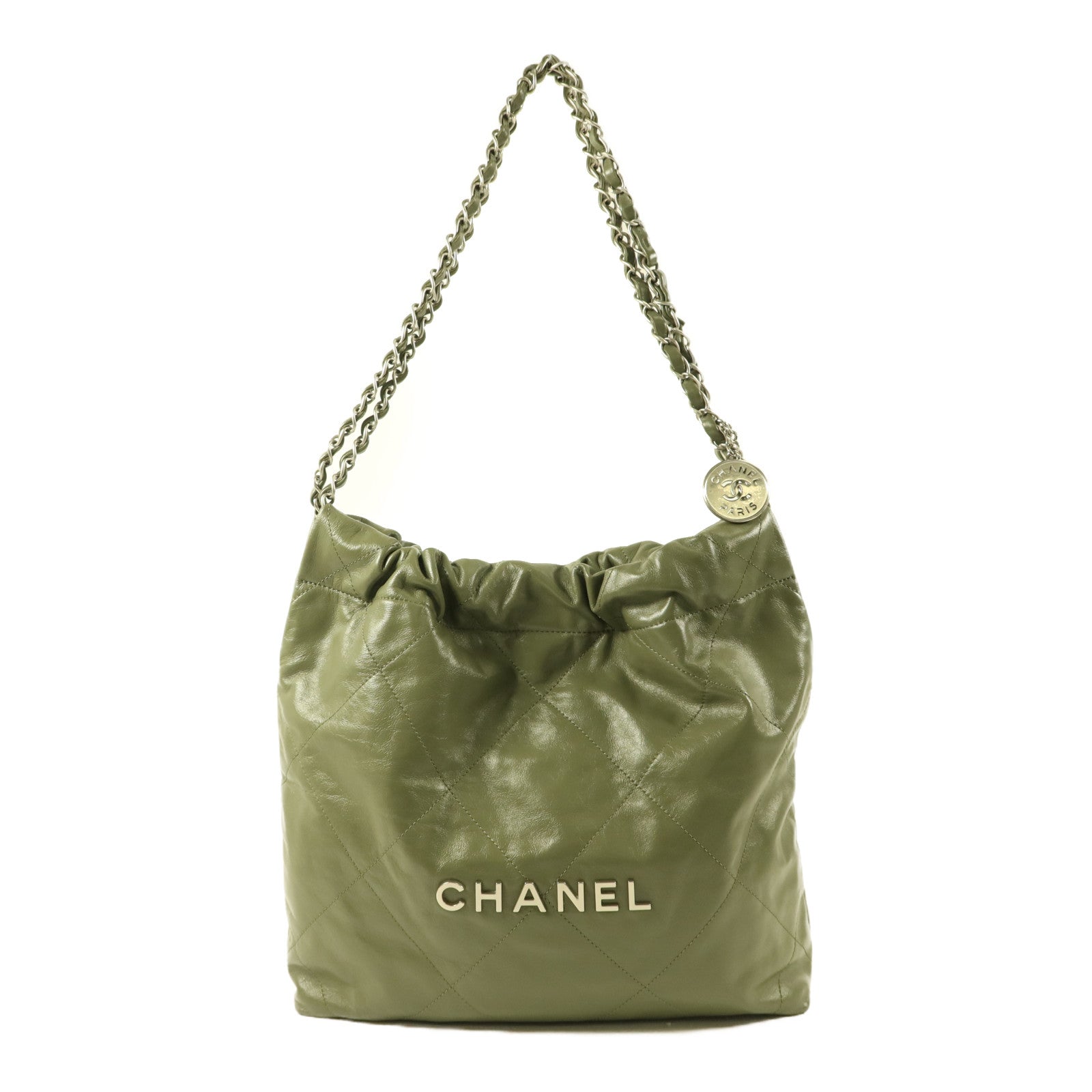 CHANEL 牛皮皮革Chanel 22 Small鏈帶肩背袋