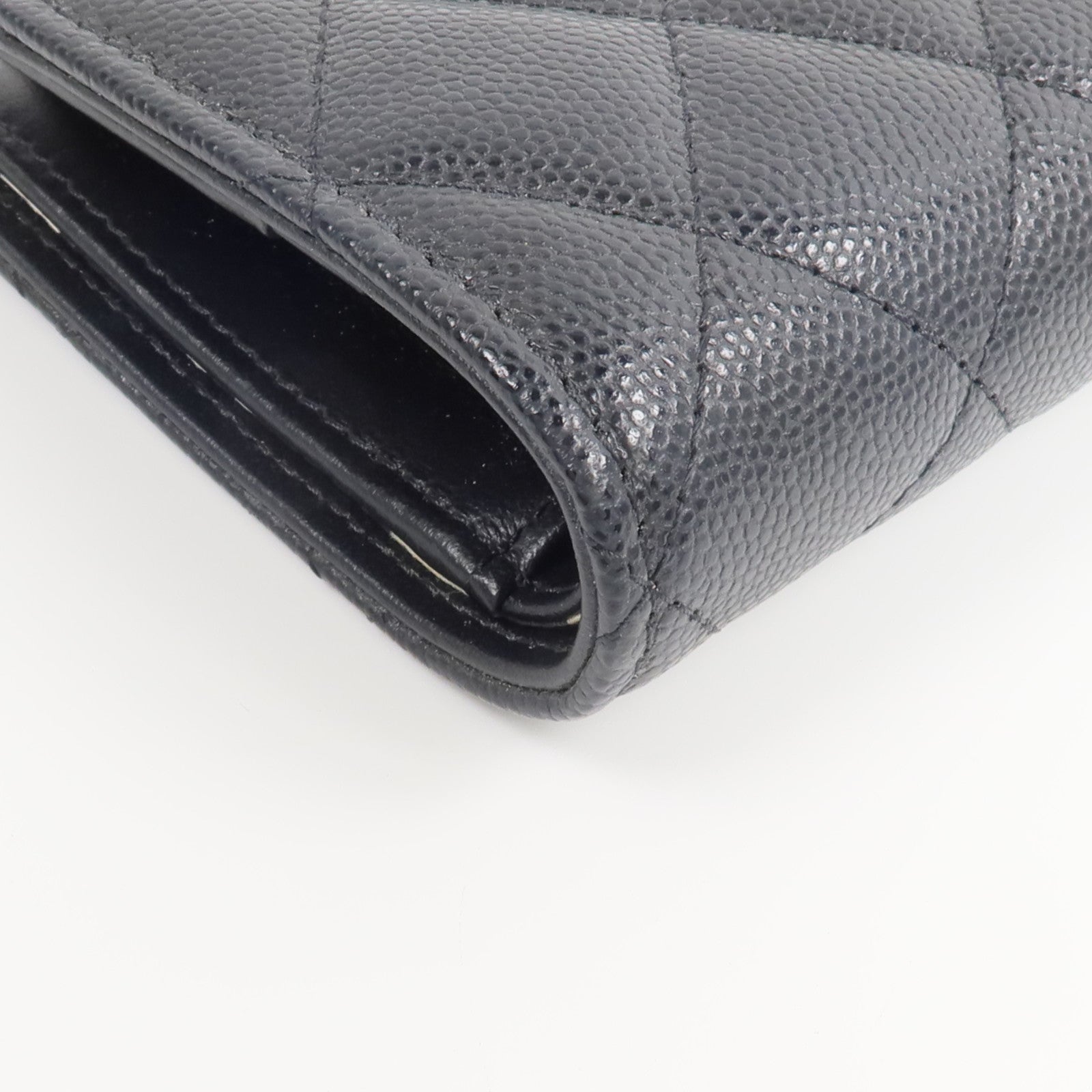 CHANEL 牛皮皮革Fold Wallet錢包