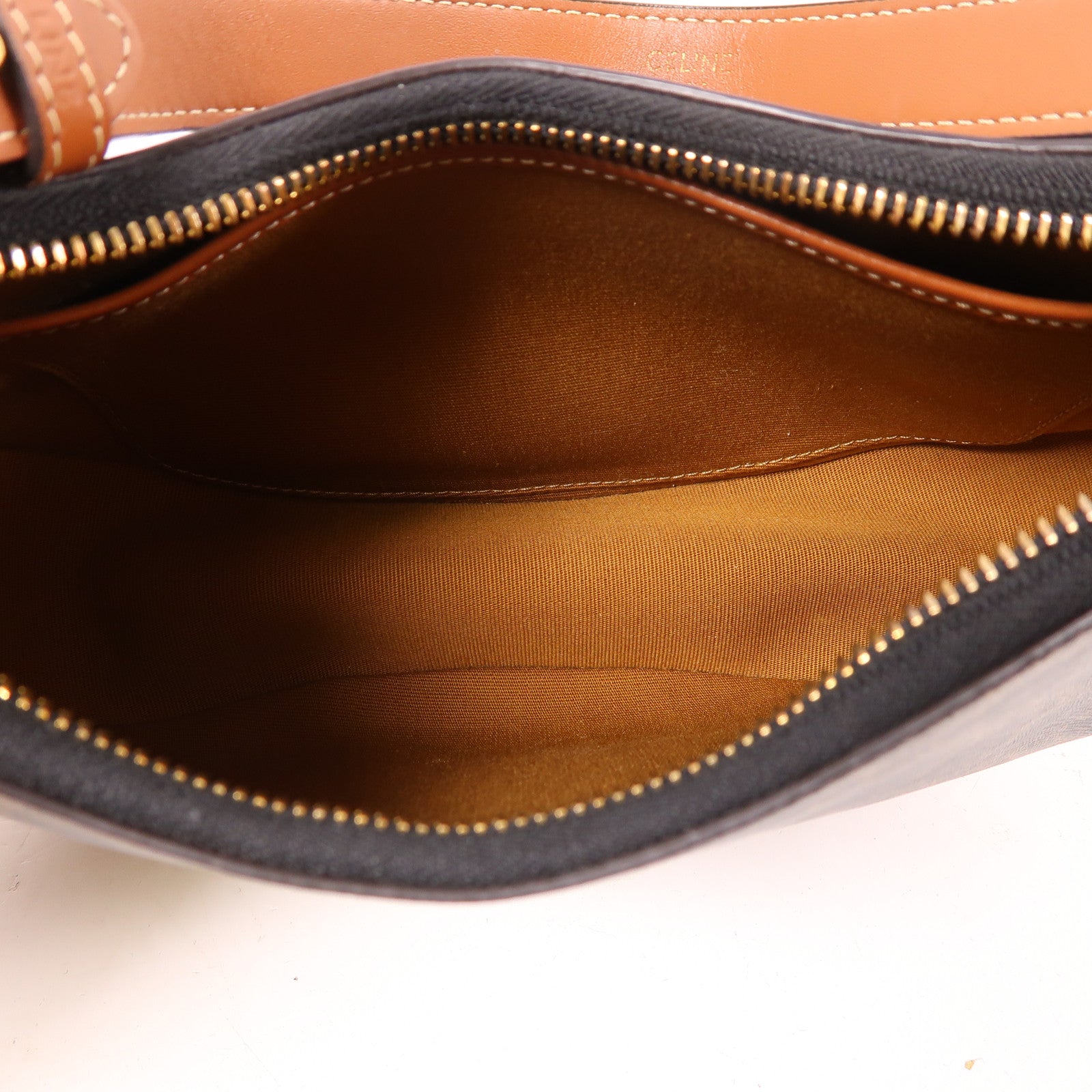 CELINE 塗層帆布Ava金扣肩背袋