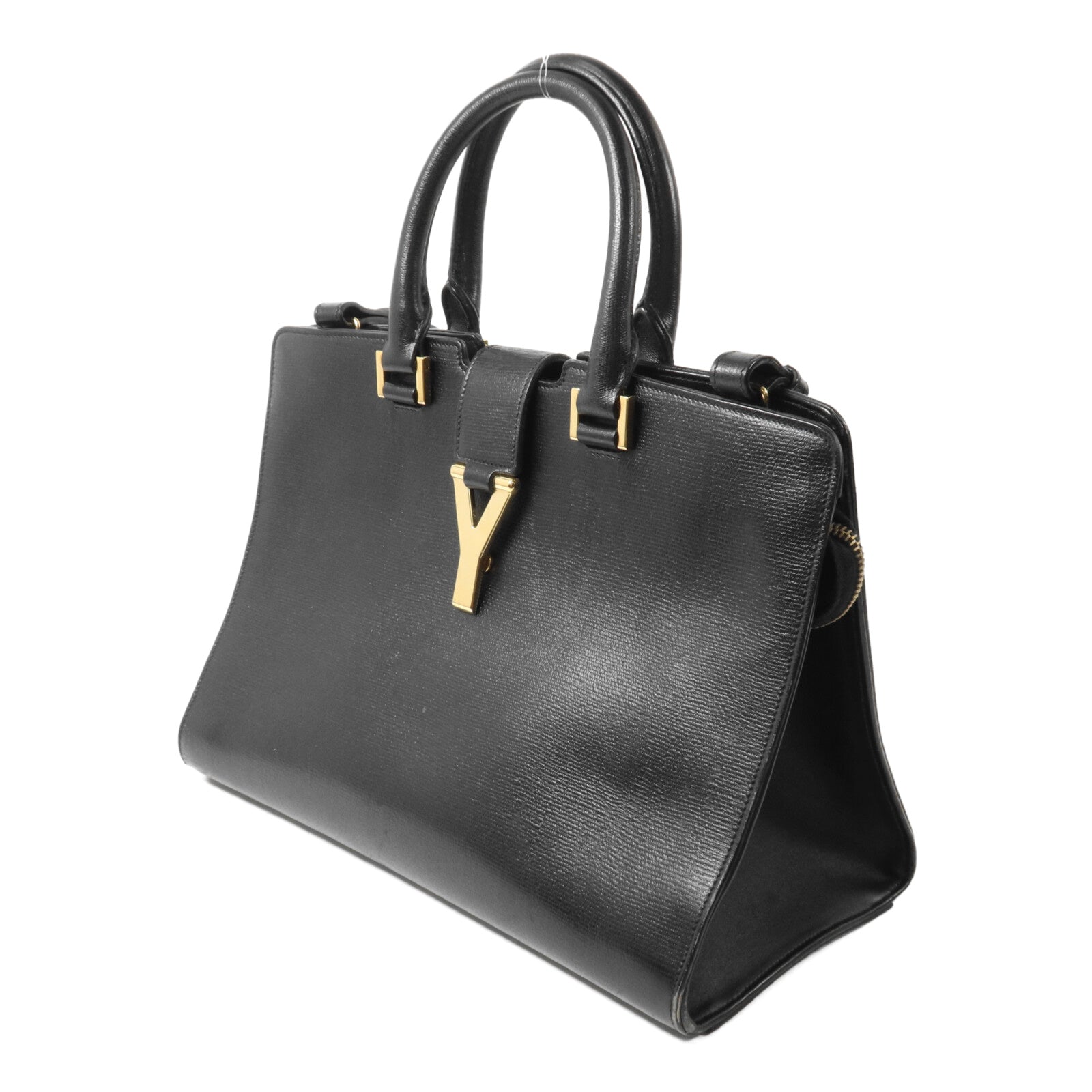 YVES SAINT LAURENT 牛皮皮革Cabas Chyc手挽肩背兩用袋