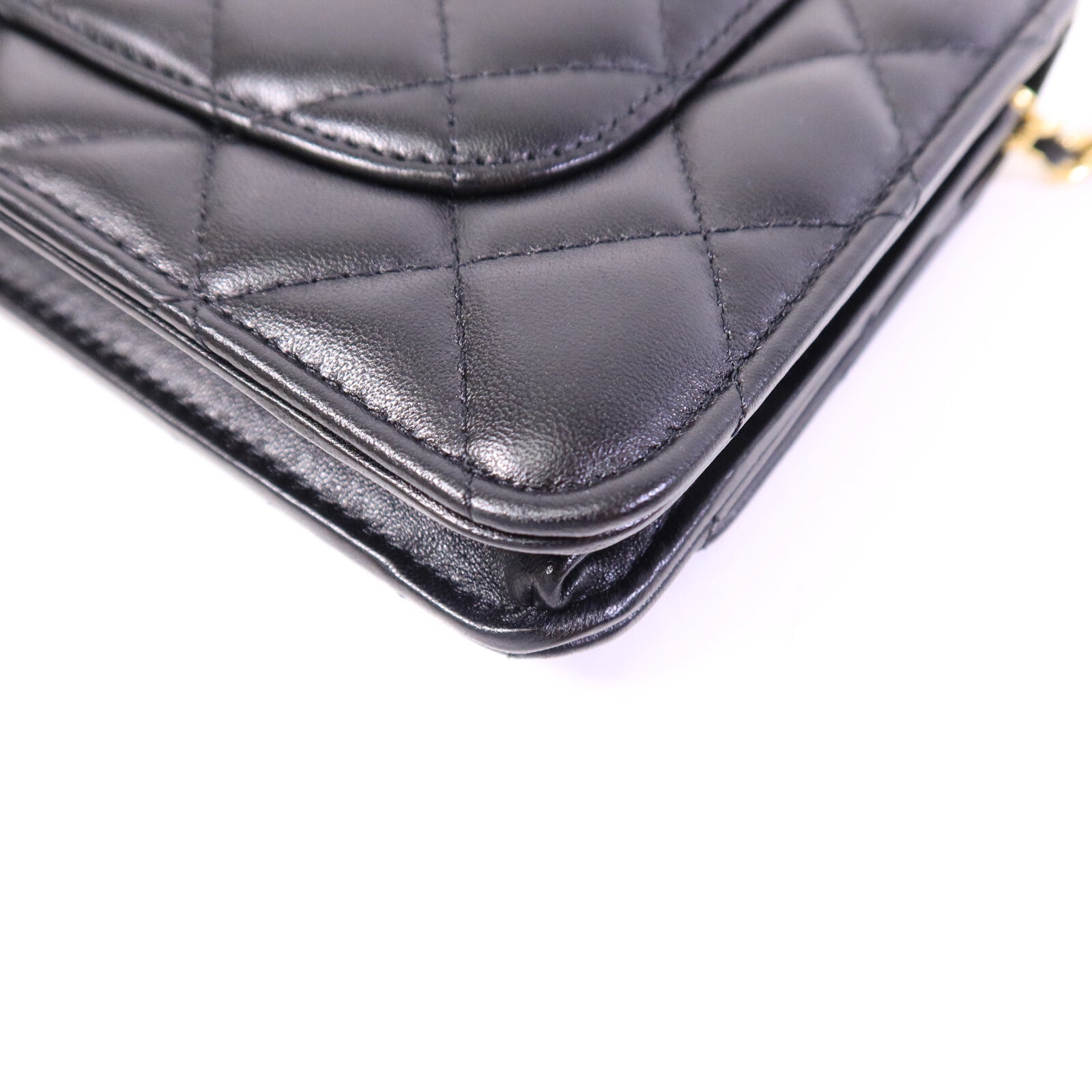 CHANEL 羊皮皮革WOC Wallet On Chain鏈帶肩背袋