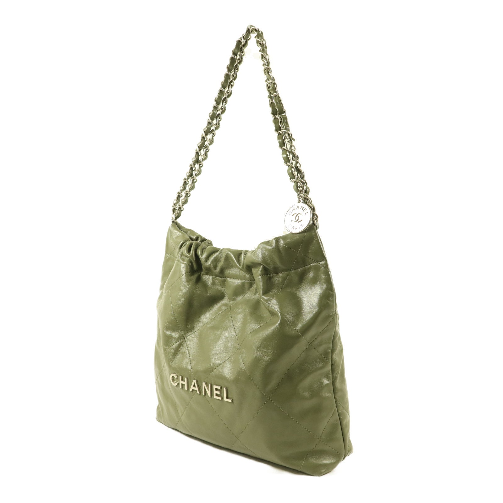 CHANEL 牛皮皮革Chanel 22 Small鏈帶肩背袋