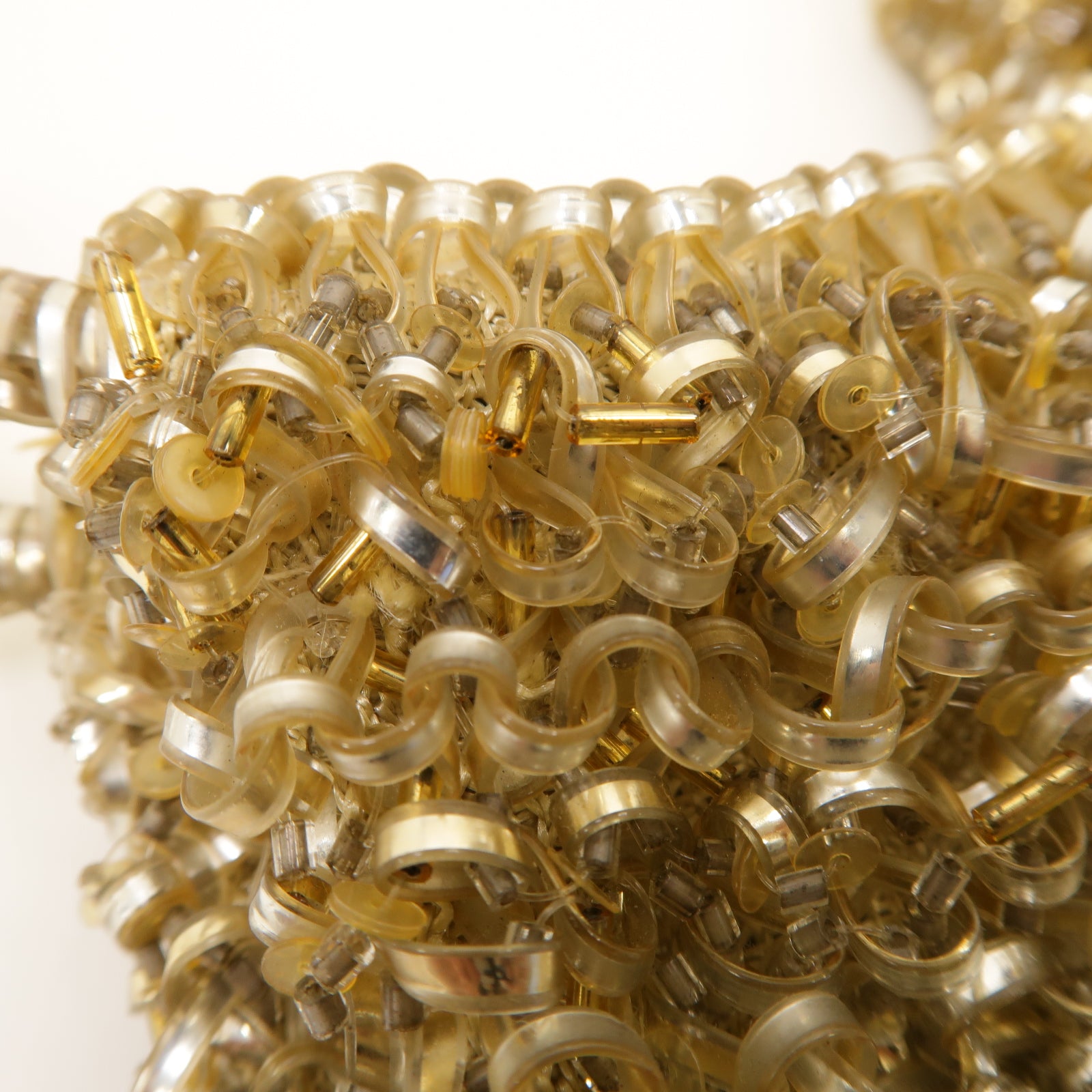 ANTEPRIMA PVC Wire Bag手挽袋金色