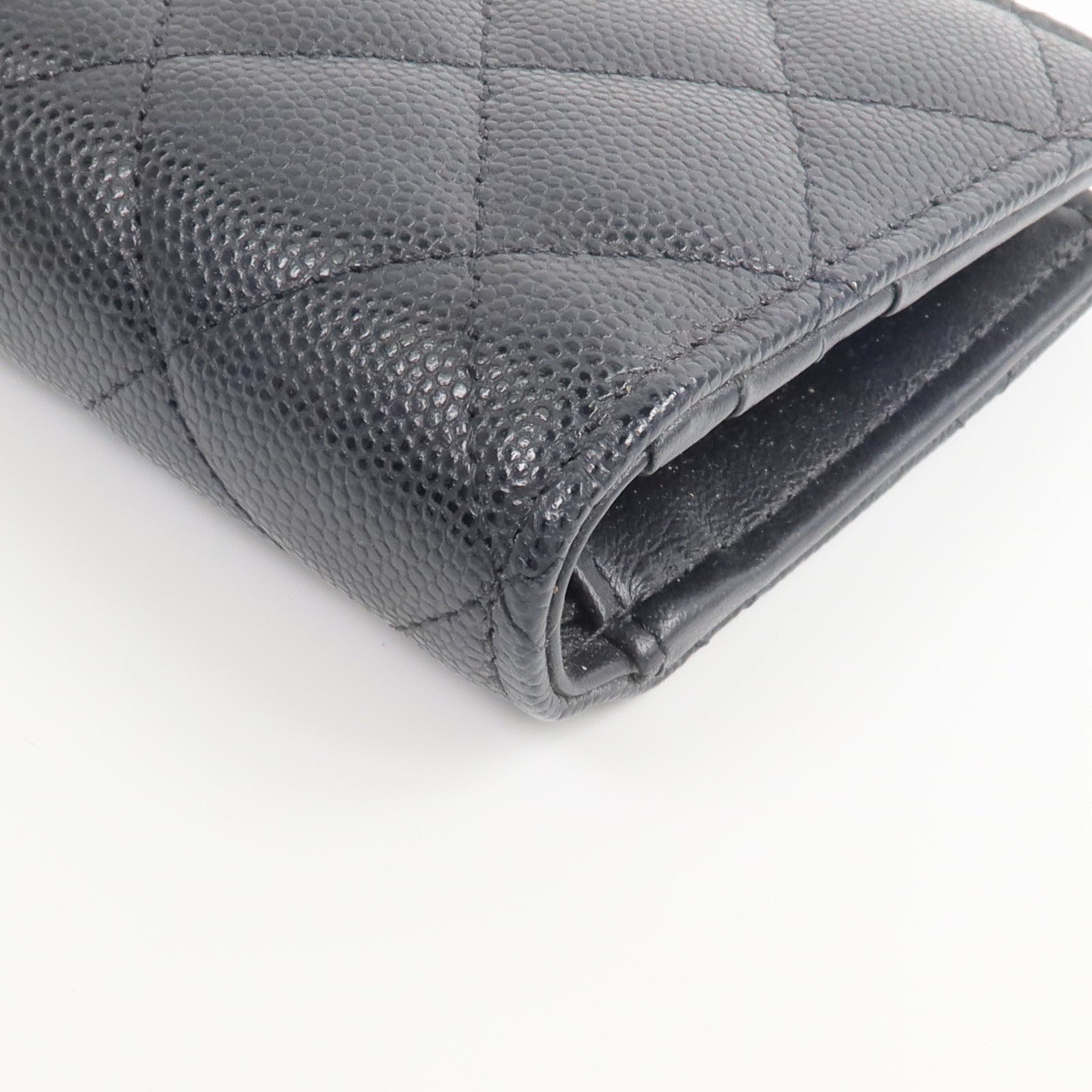 CHANEL 牛皮皮革Fold Wallet錢包