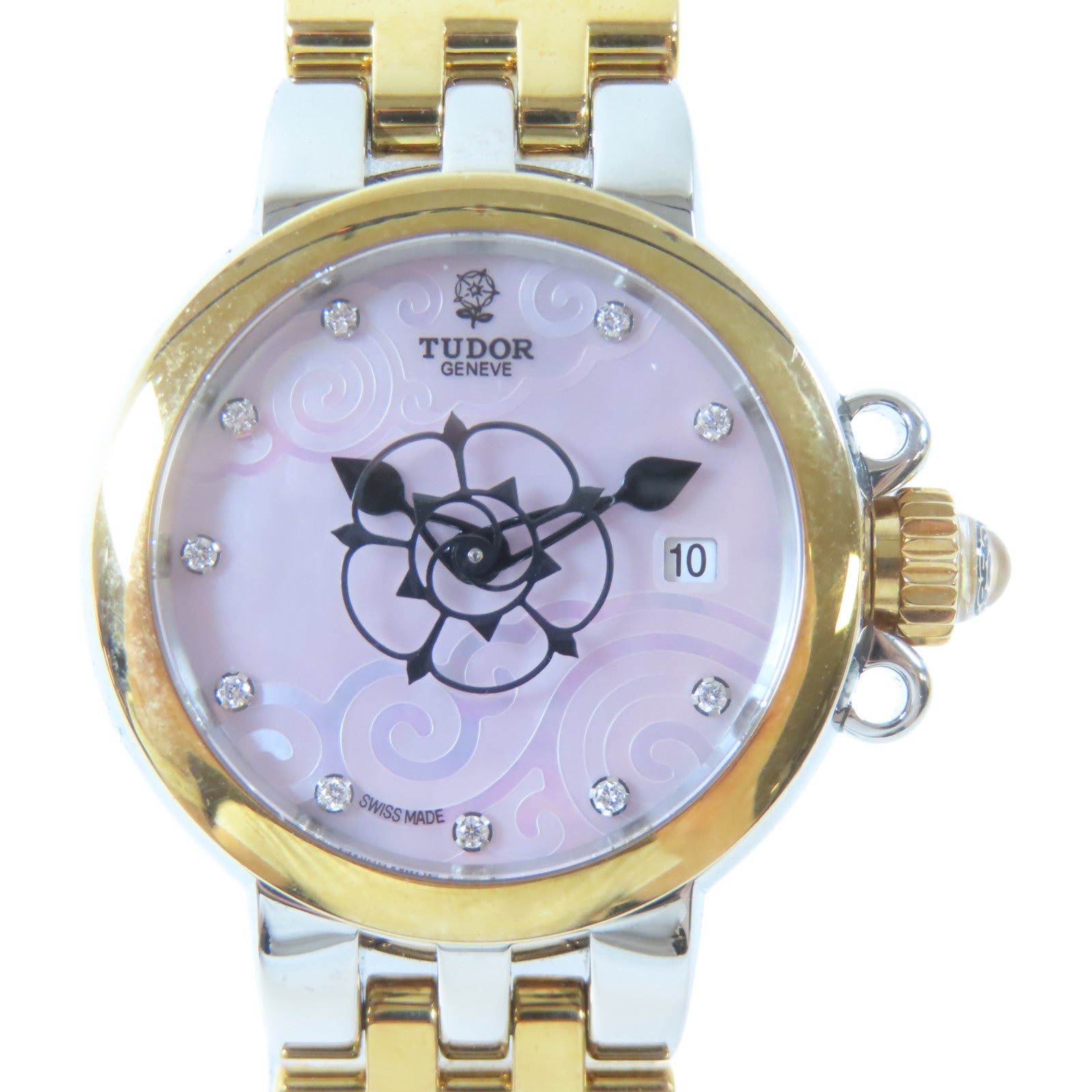 TUDOR Clair De Rose 18K黃金/不鏽鋼手錶自動機芯粉紅色