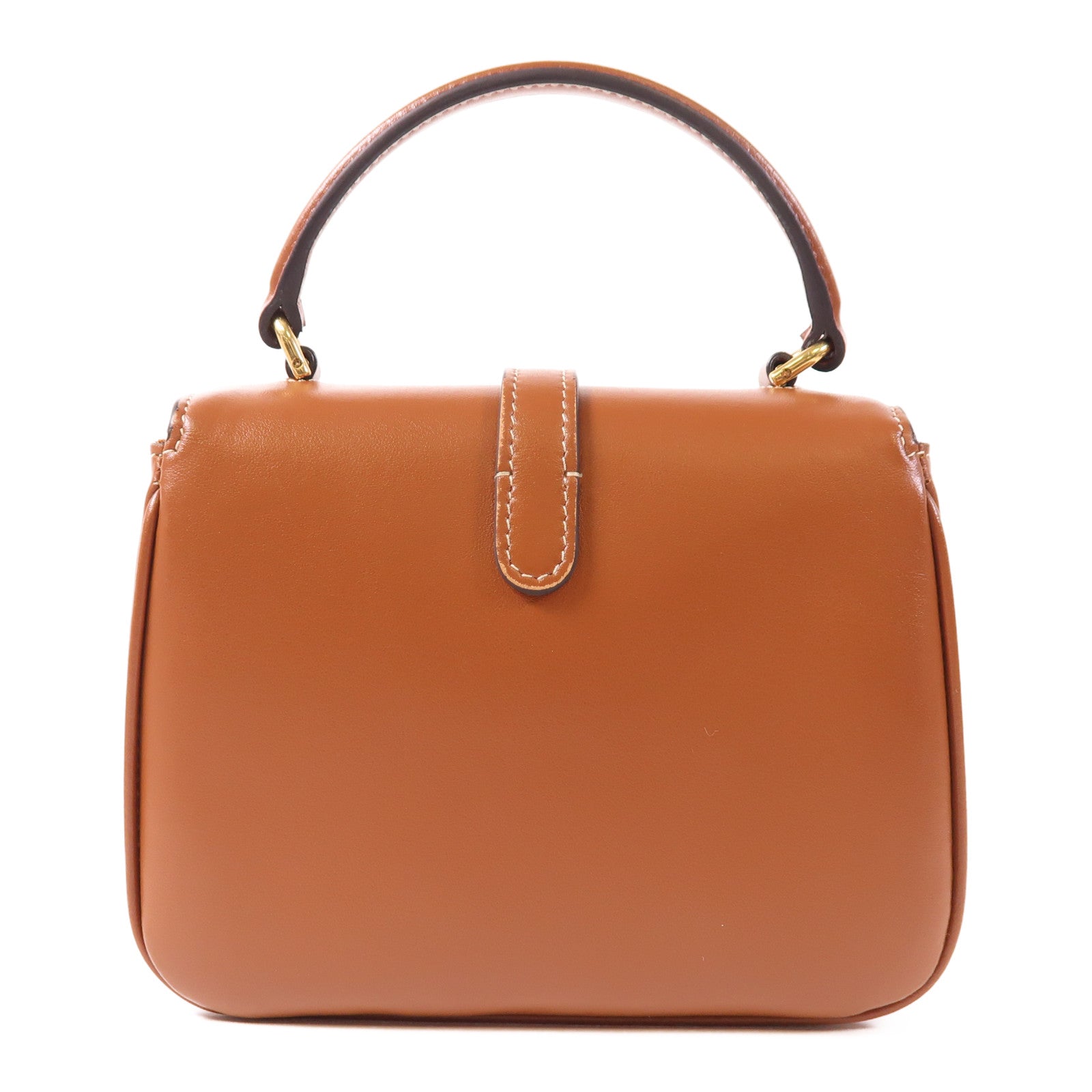 CELINE 牛皮皮革Mini Tabou金扣手挽肩背兩用袋