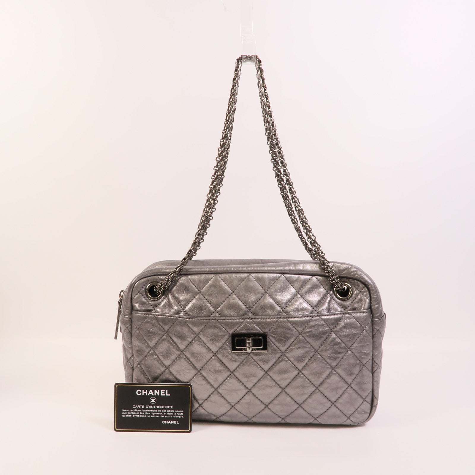 CHANEL 牛皮皮革2.55 Chain Shoulder肩背袋