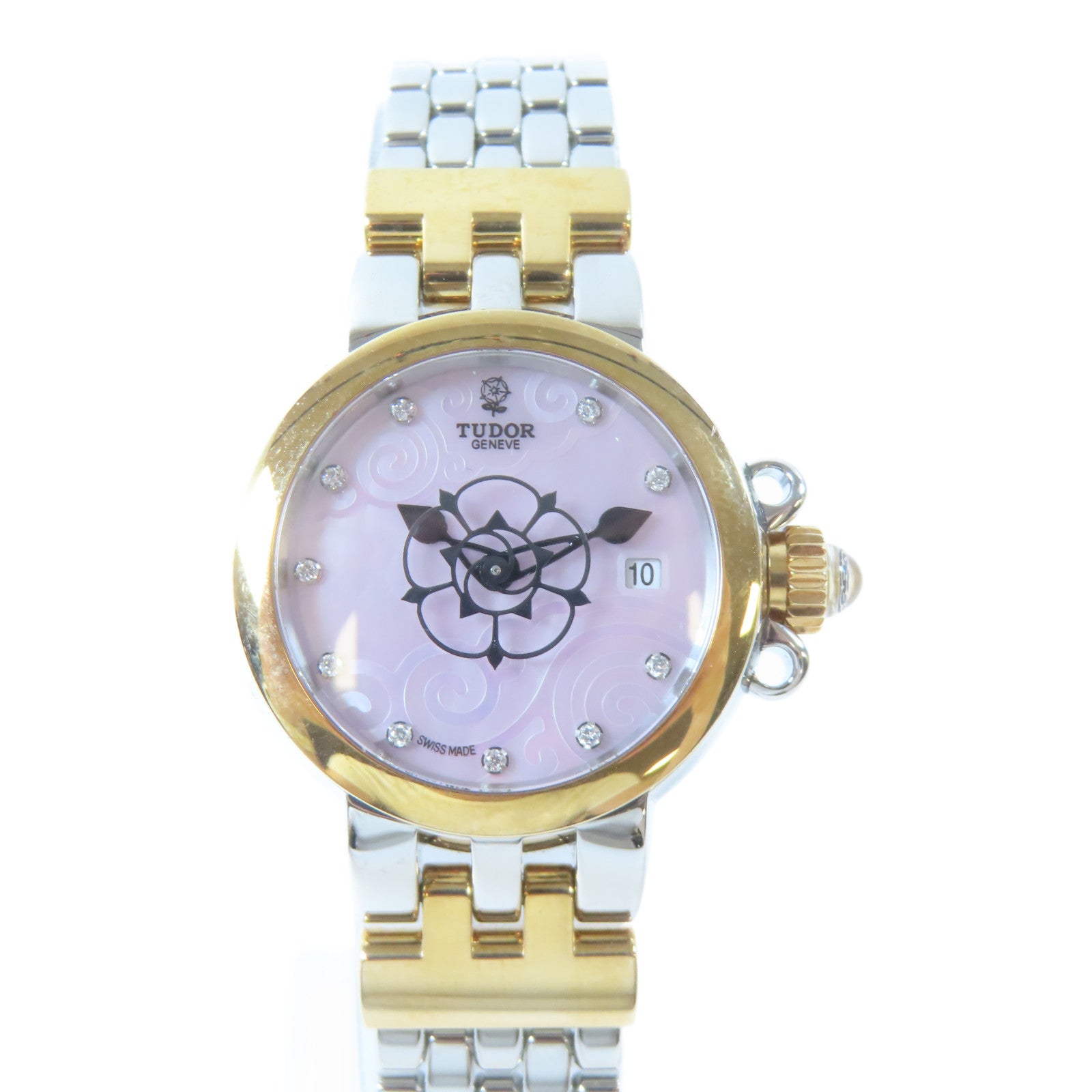 TUDOR Clair De Rose 18K黃金/不鏽鋼手錶自動機芯粉紅色