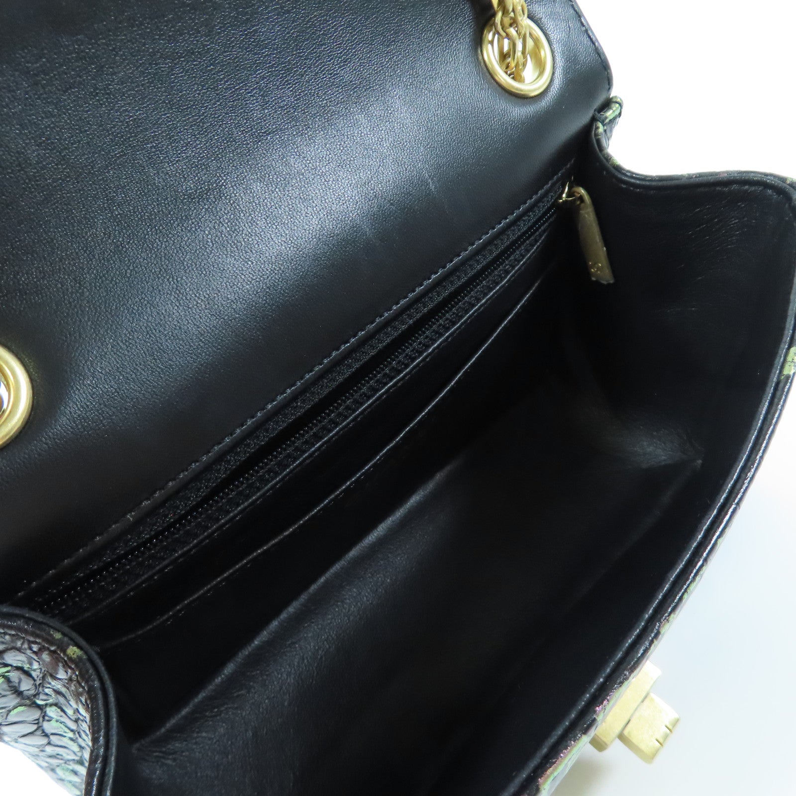CHANEL 牛皮皮革2.55 Mini金扣鏈帶肩背袋
