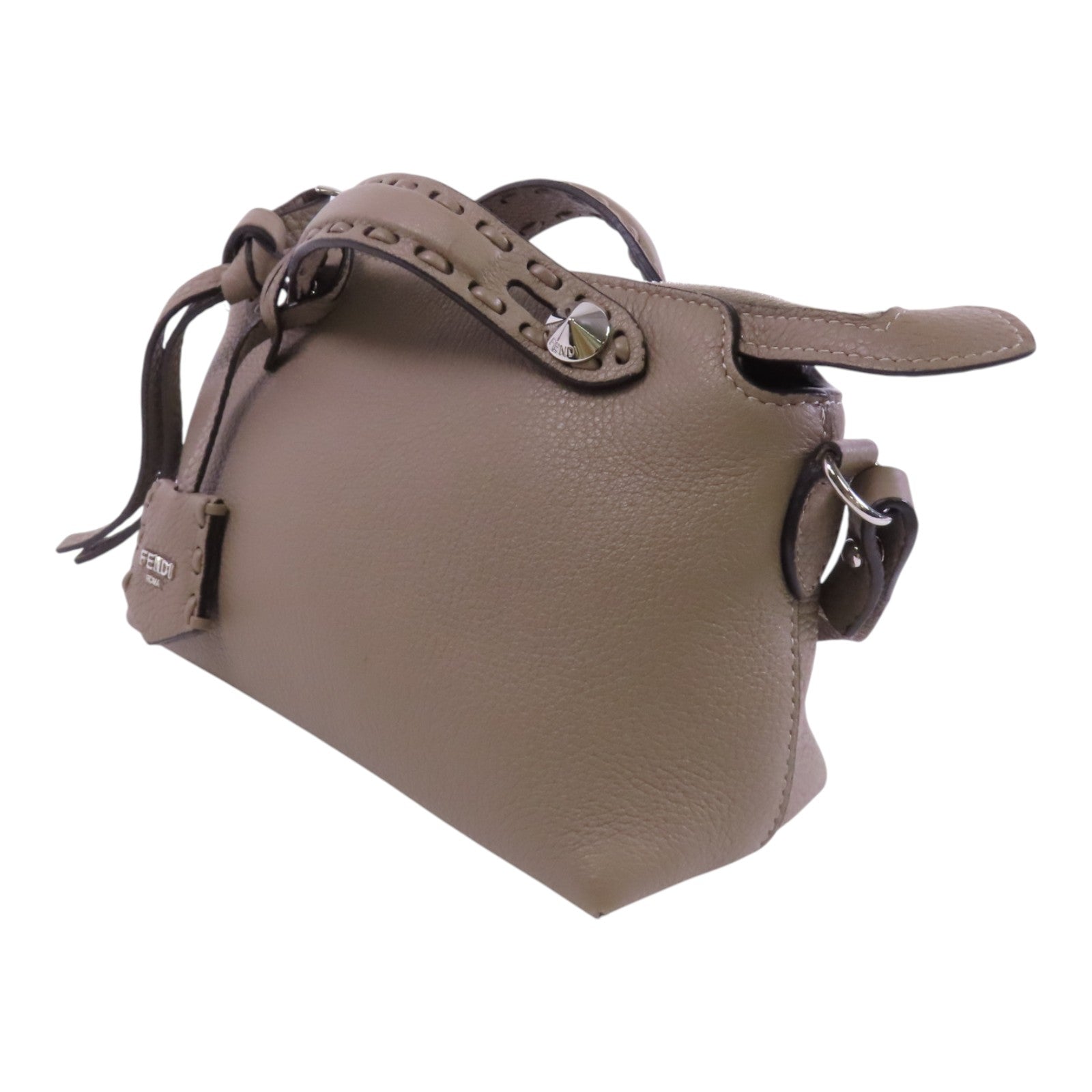 FENDI 牛皮皮革By The Way Mini銀扣手挽肩背兩用袋