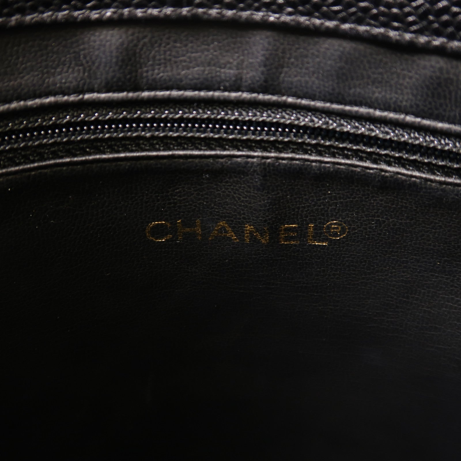 CHANEL 牛皮皮革Chain Shoulder Tote金扣肩背袋/手挽袋