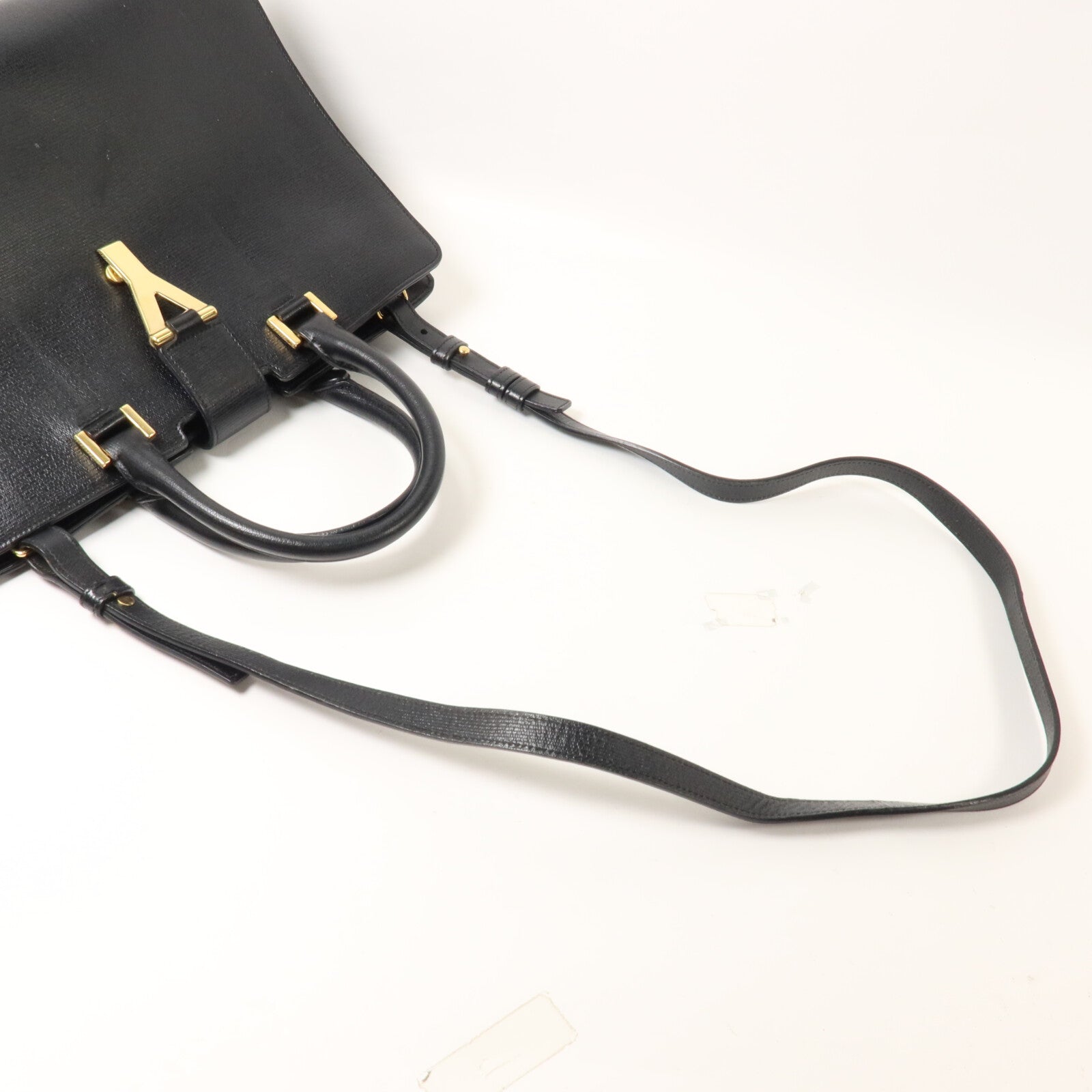 YVES SAINT LAURENT 牛皮皮革Cabas Chyc手挽肩背兩用袋