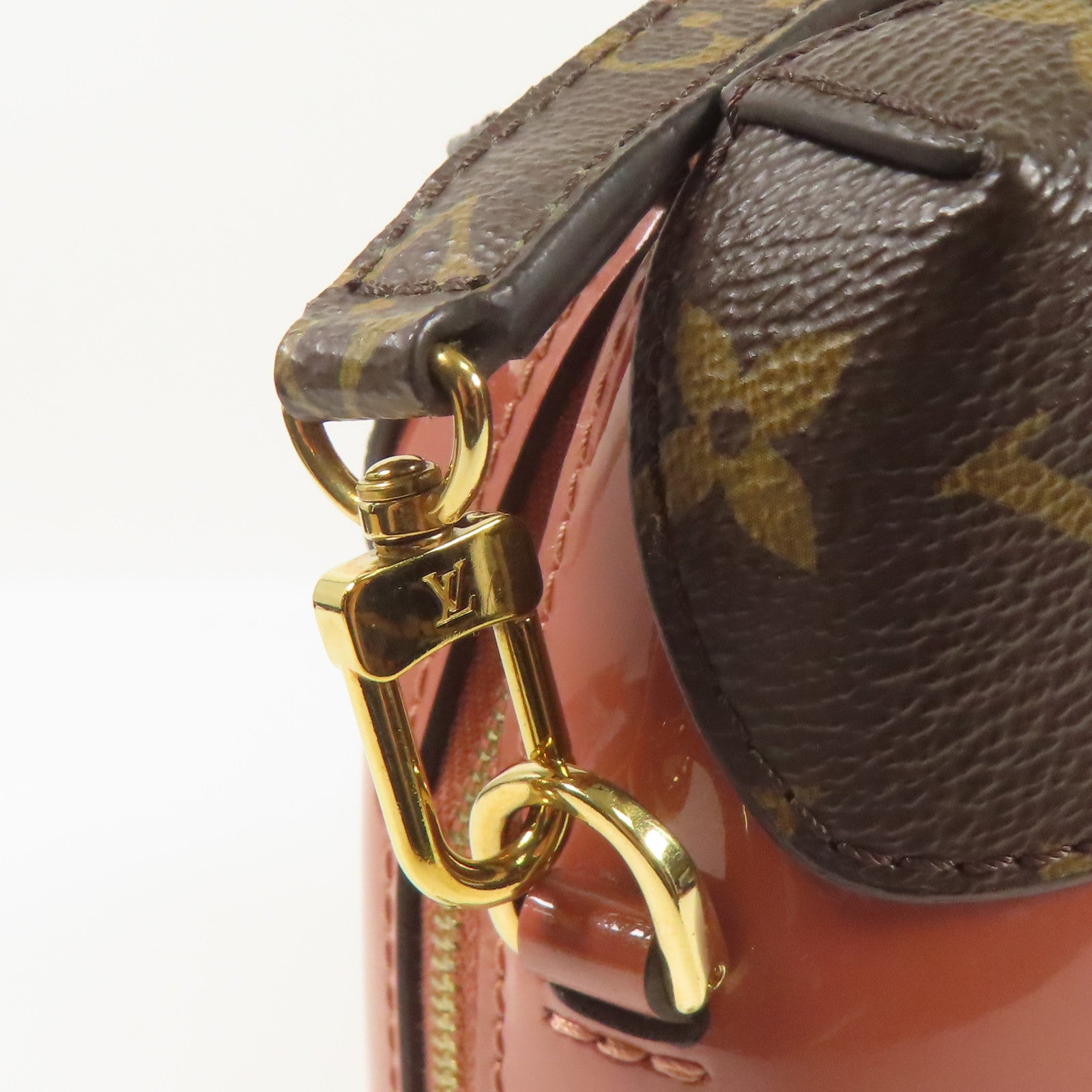 LOUIS VUITTON 漆皮皮革Venice金扣肩背袋