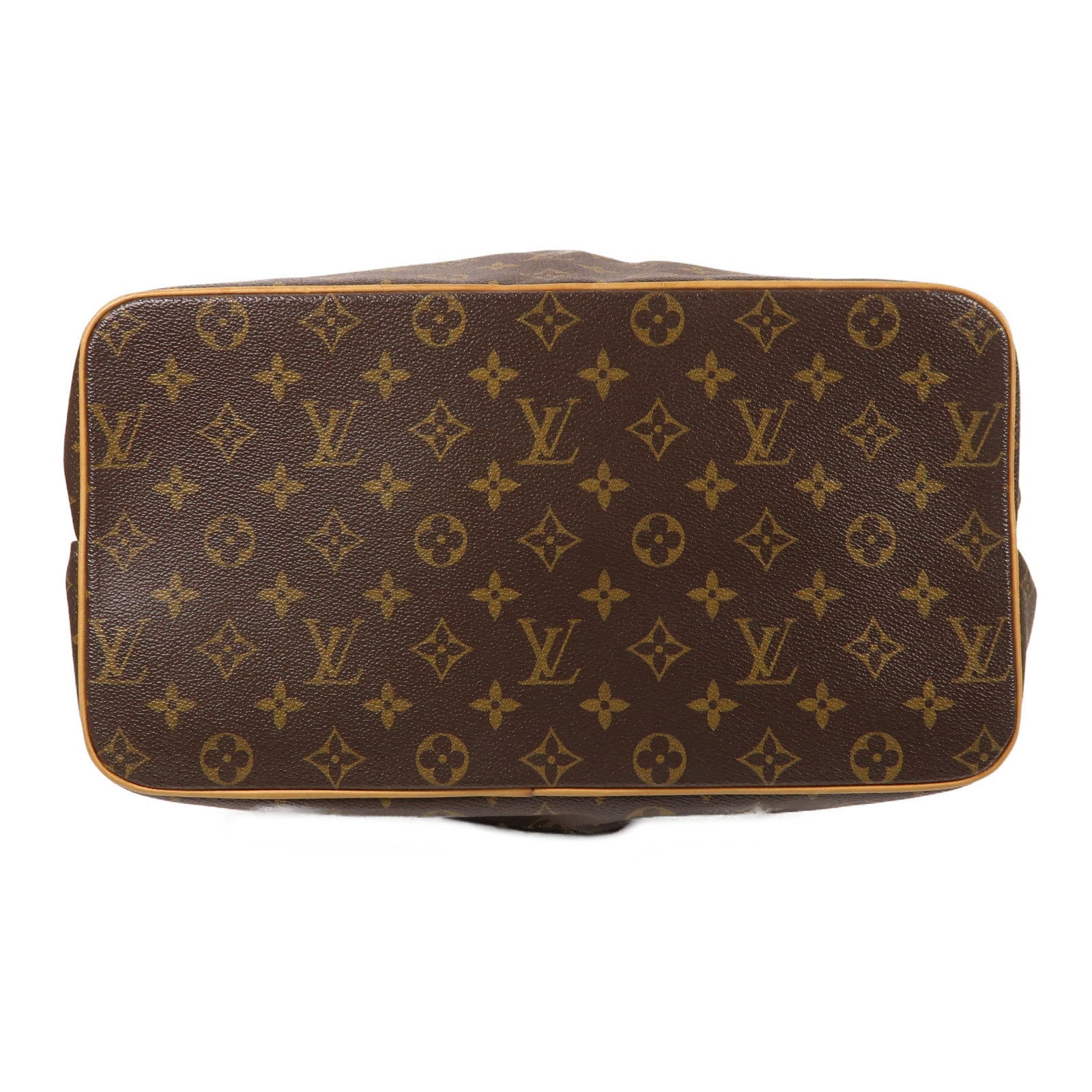 LOUIS VUITTON Monogram Palermo GM金扣手挽肩背兩用袋棕色