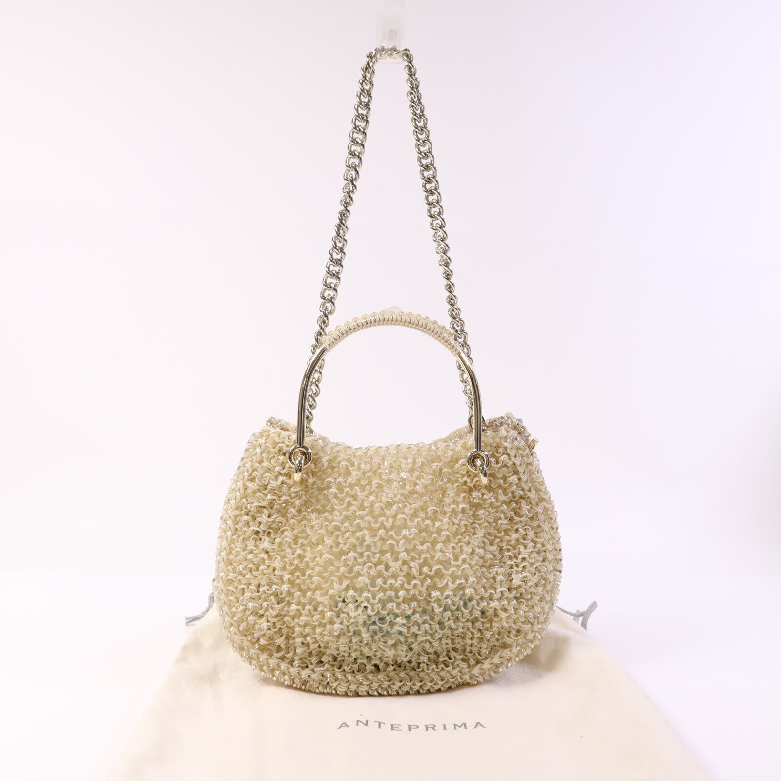 ANTEPRIMA PVC 2 way Shoulder Bag金扣手挽肩背兩用袋