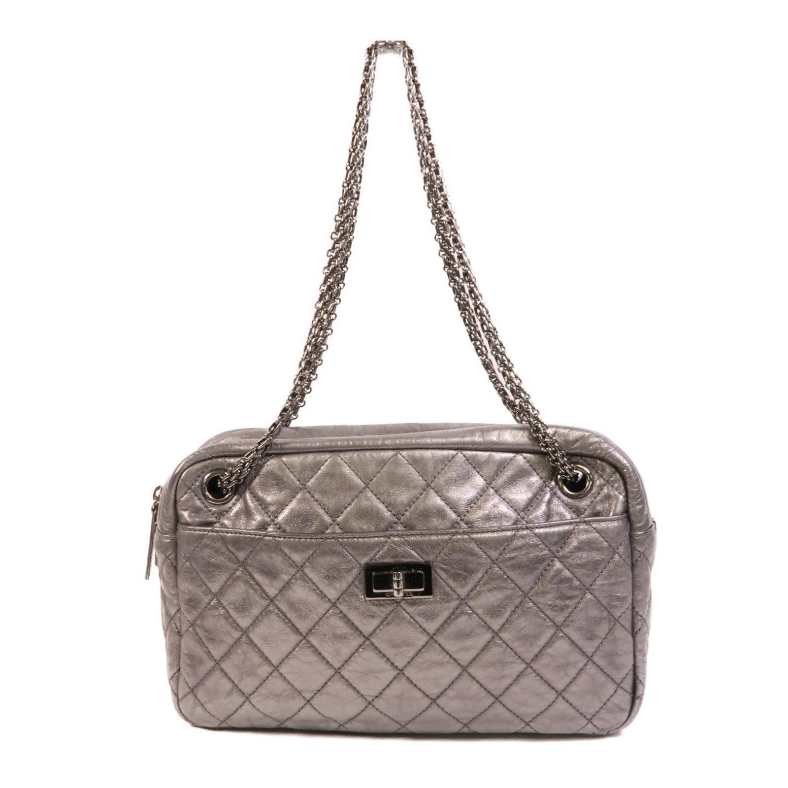 CHANEL 牛皮皮革2.55 Chain Shoulder肩背袋
