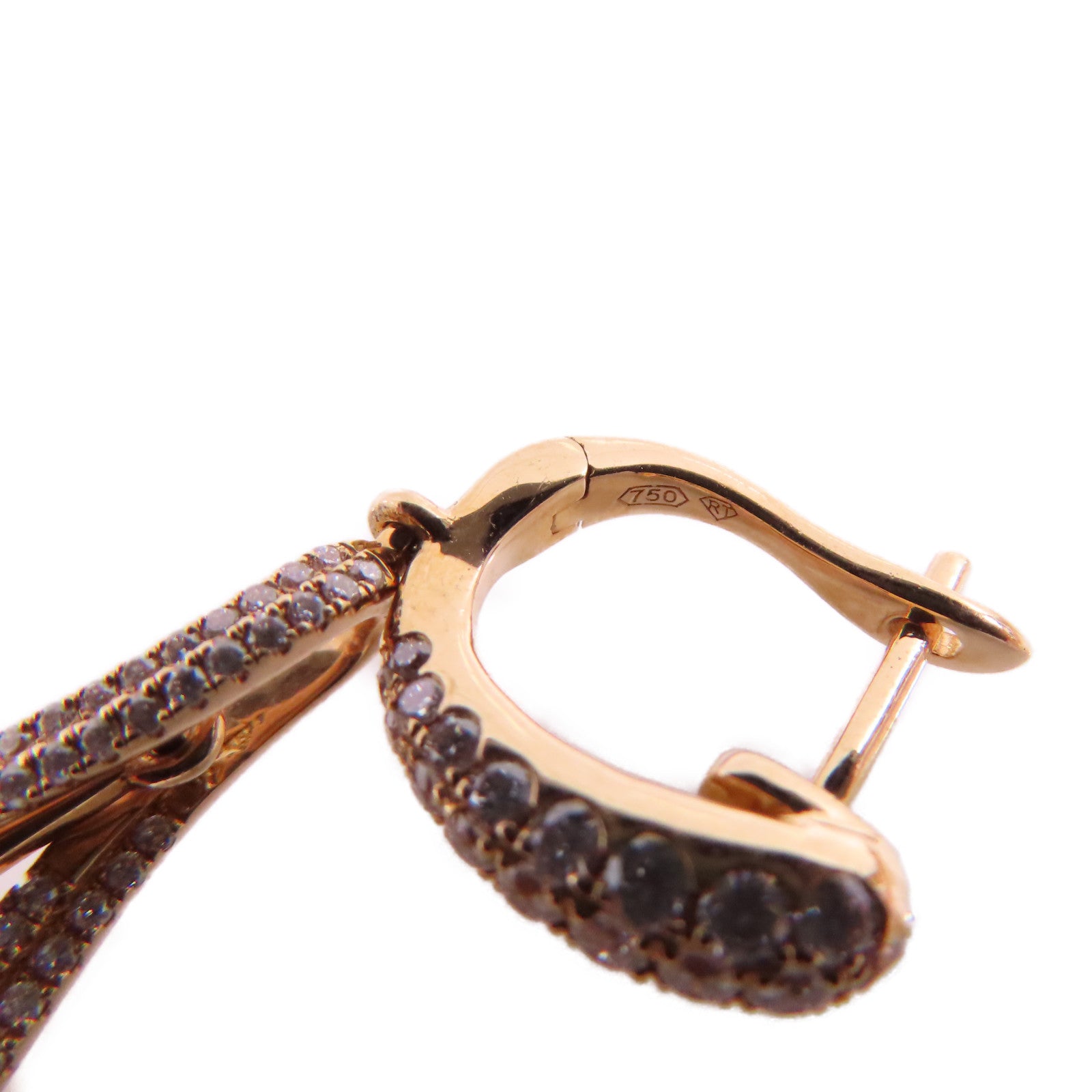 JEWELRY 【激減優惠】18K玫瑰金/鑽石Diamond Earrings耳環