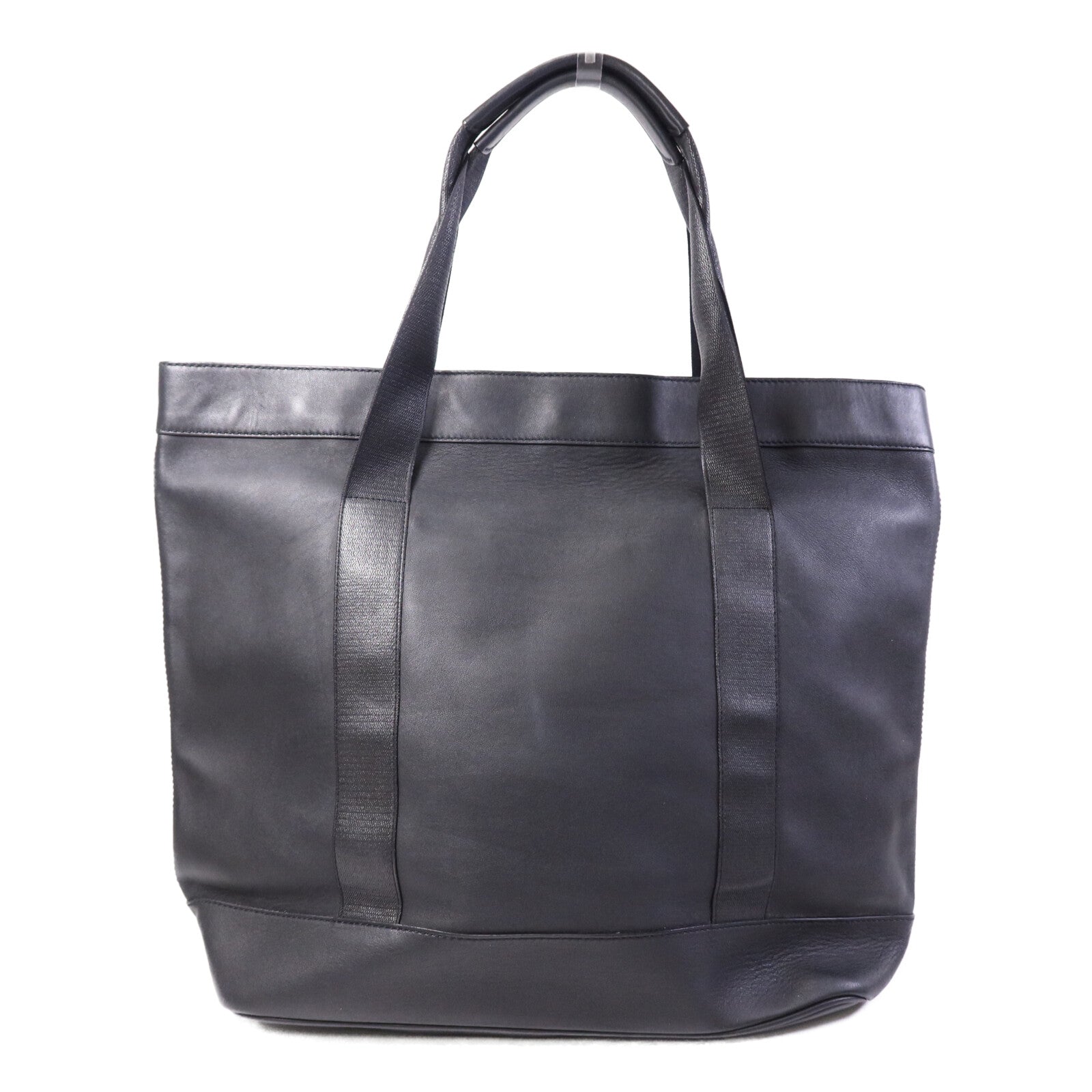 BALENCIAGA 牛皮皮革Tote Bag銀扣手挽袋