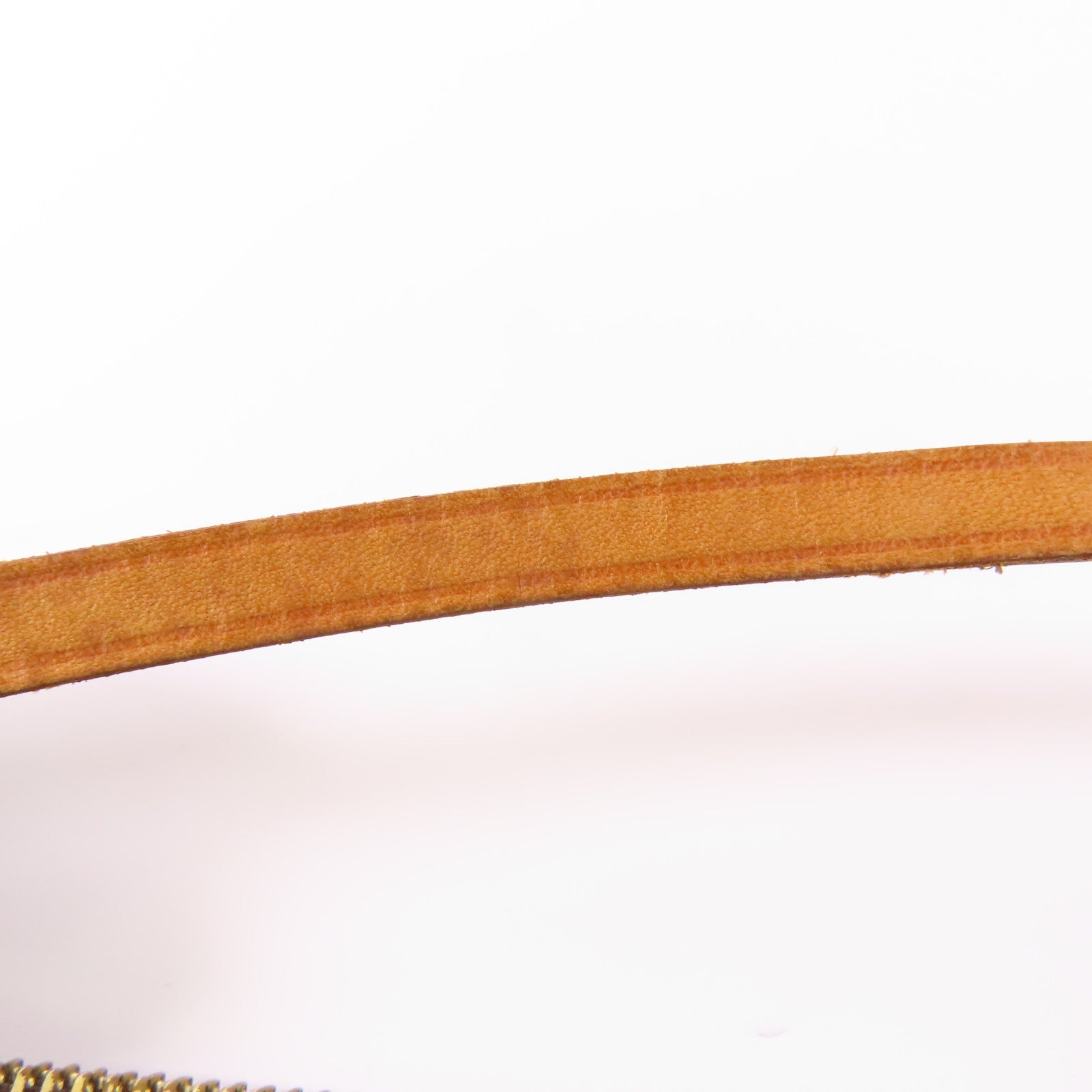 LOUIS VUITTON Monogram Pochette Accessoires金扣手挽袋棕色