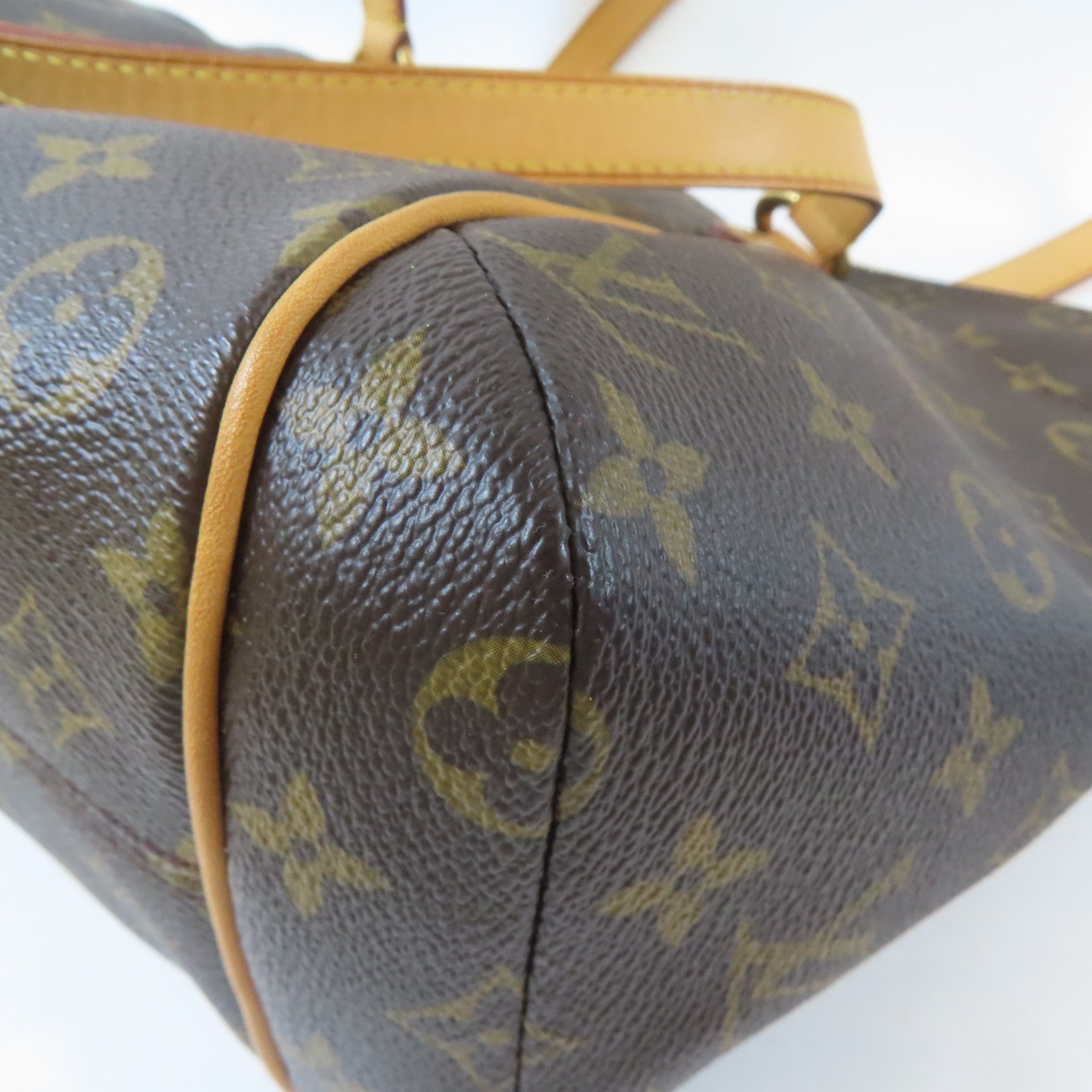 LOUIS VUITTON Monogram Totally PM金扣手挽袋啡色