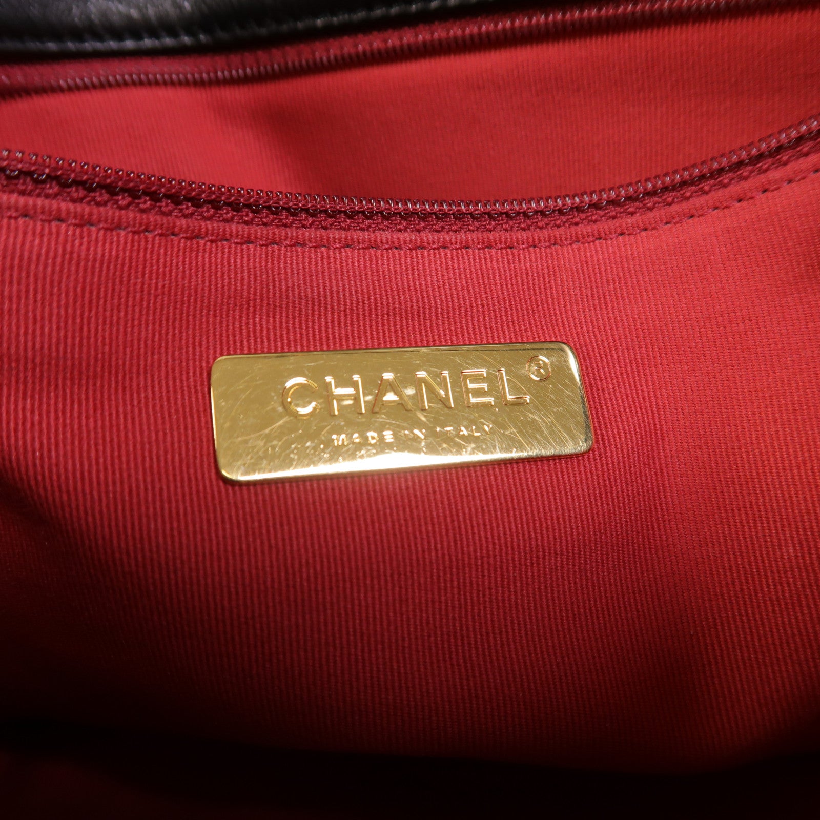 CHANEL 羊皮皮革C19 Small手挽肩背兩用袋