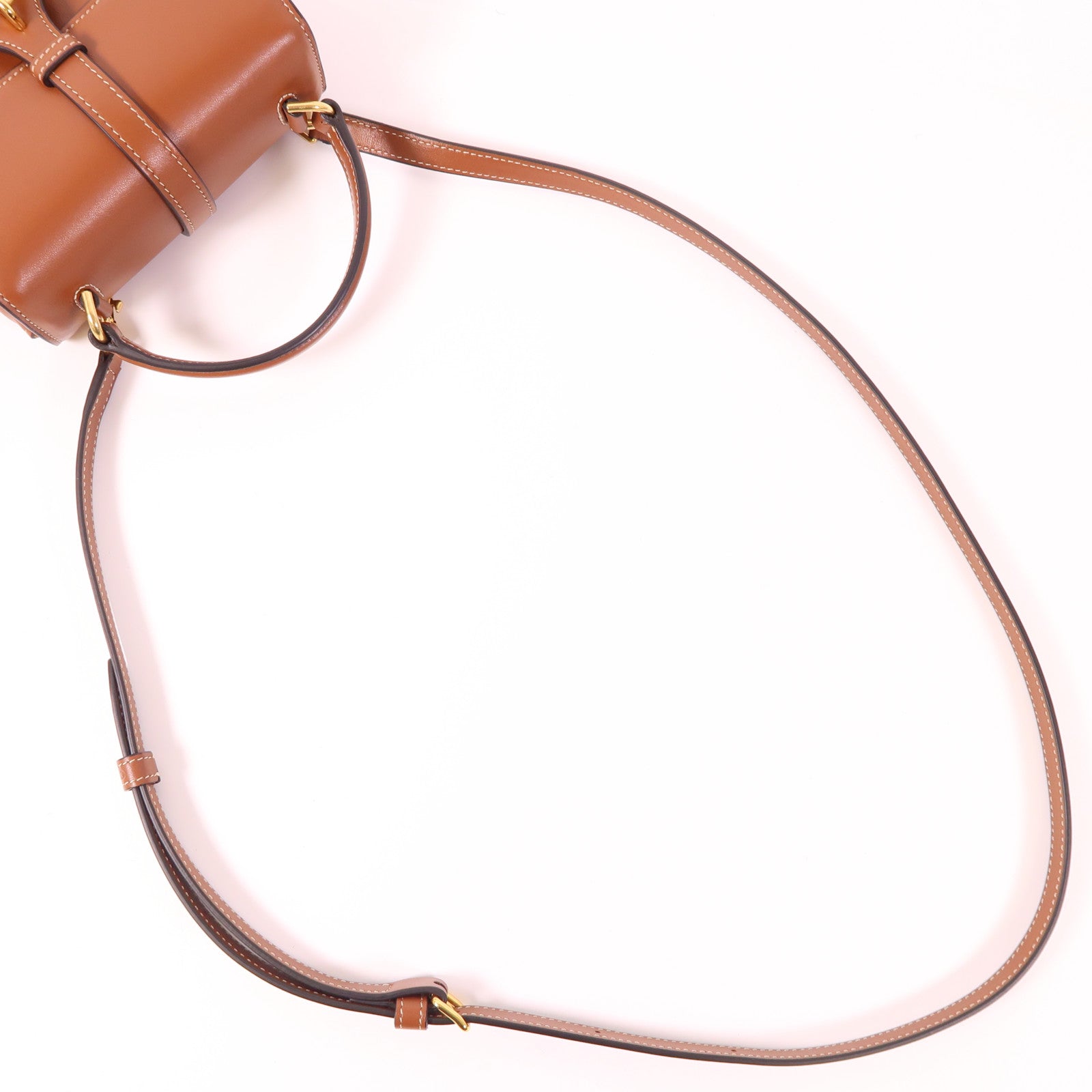 CELINE 牛皮皮革Mini Tabou金扣手挽肩背兩用袋