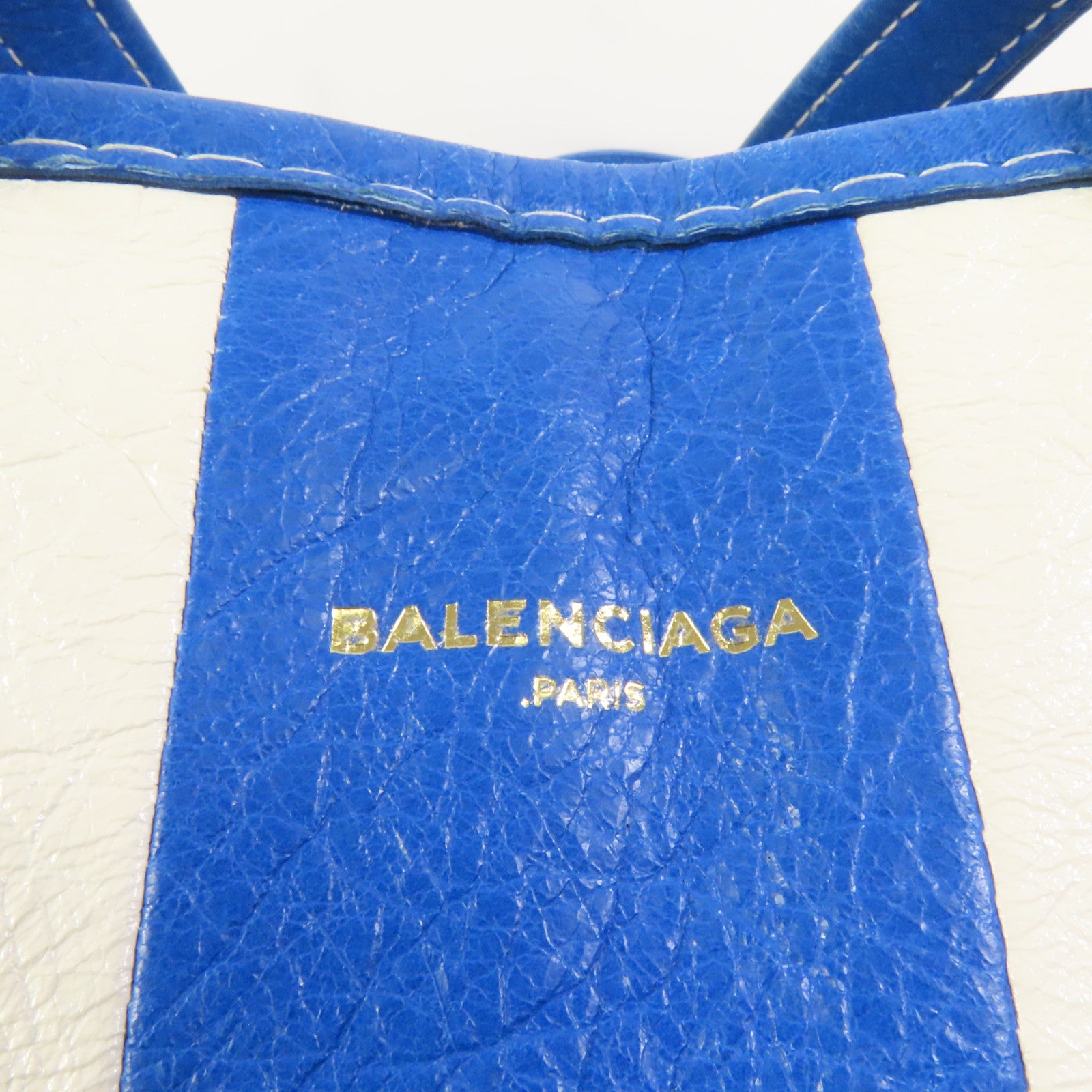 BALENCIAGA 【激減優惠】牛皮皮革Bazaar Shopper銀扣手挽肩背兩用袋