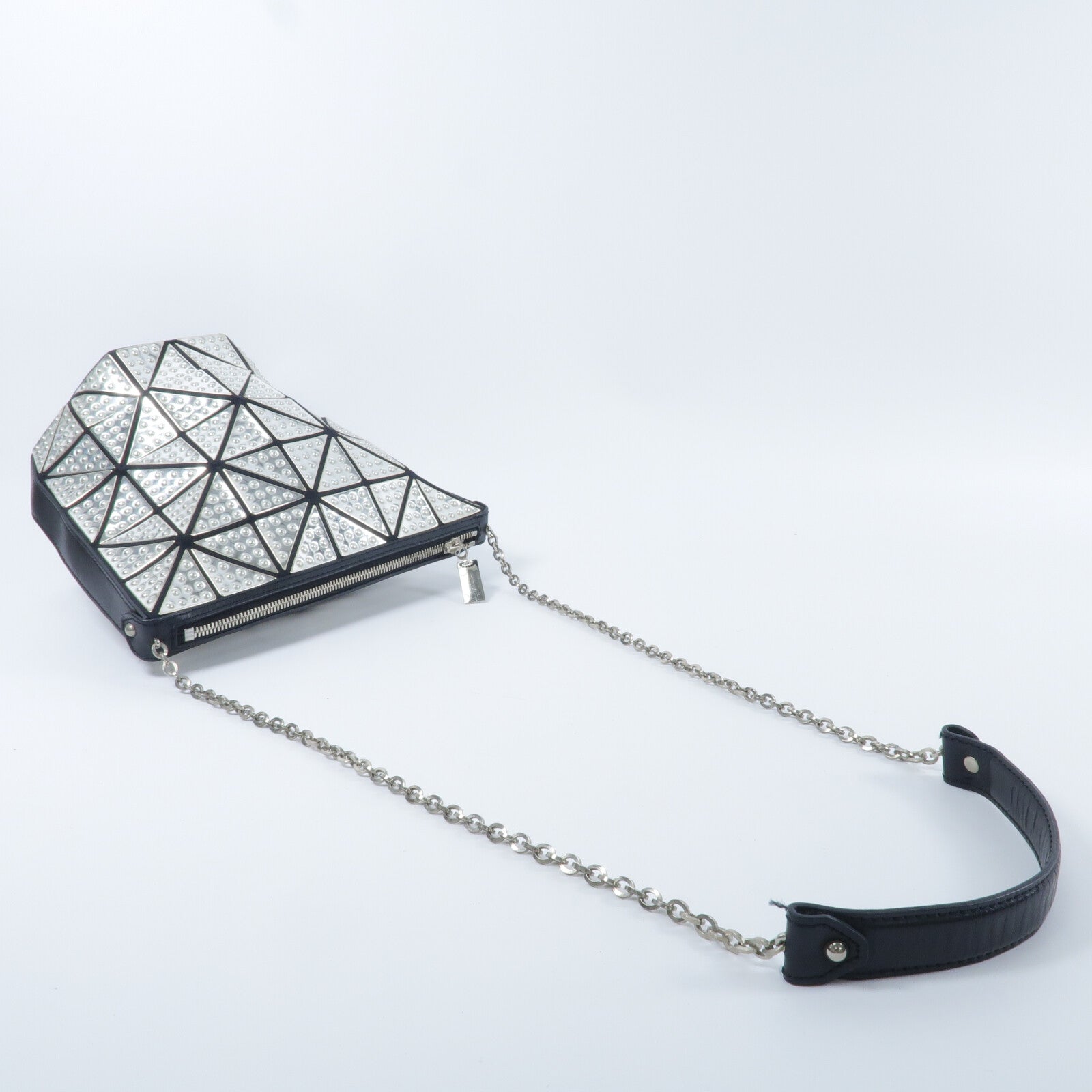 BAO BAO ISSEYMIYAKE PVC Shoulder Bag鏈帶肩背袋