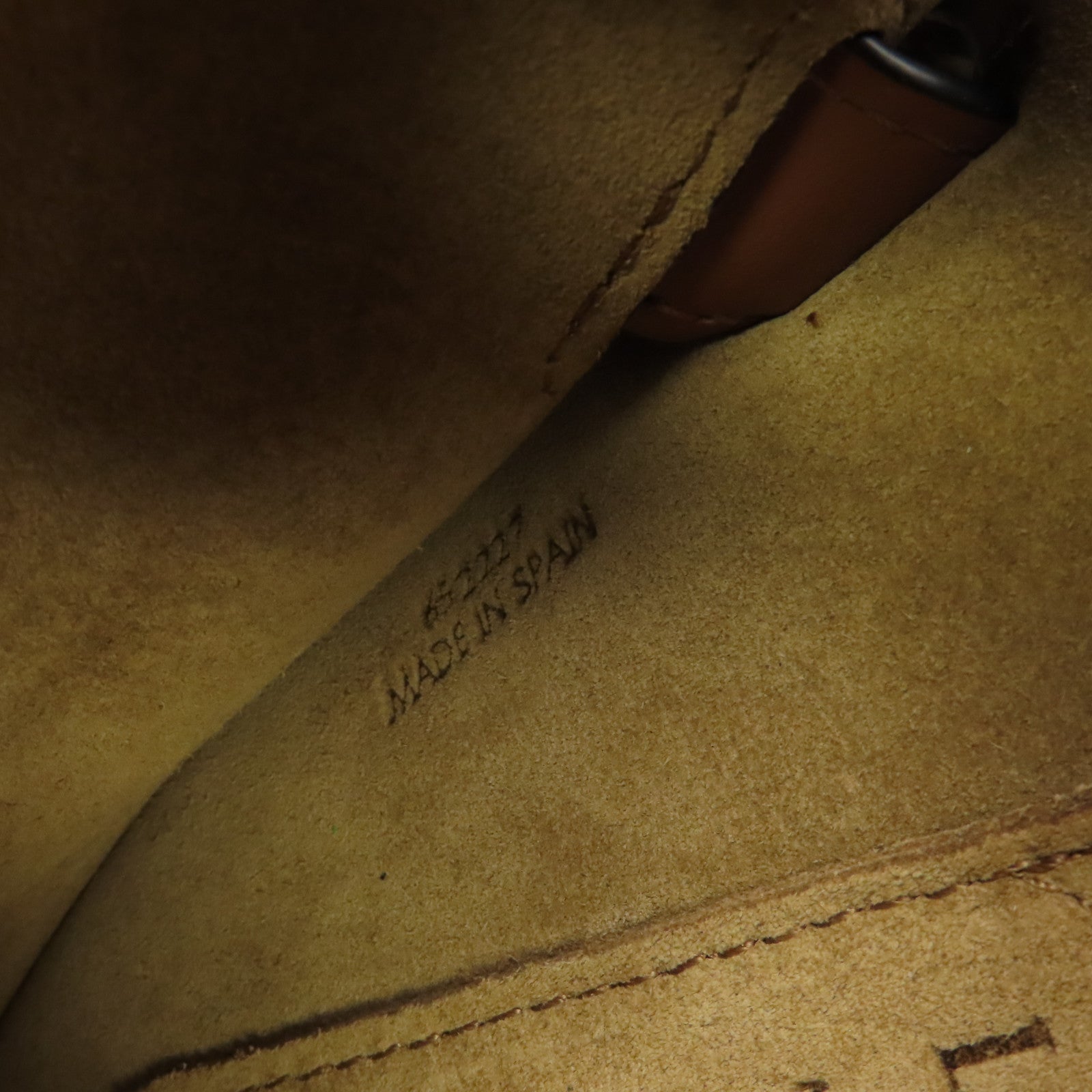 LOEWE 牛皮皮革Small Gate Dual Bag金扣肩背袋啡色