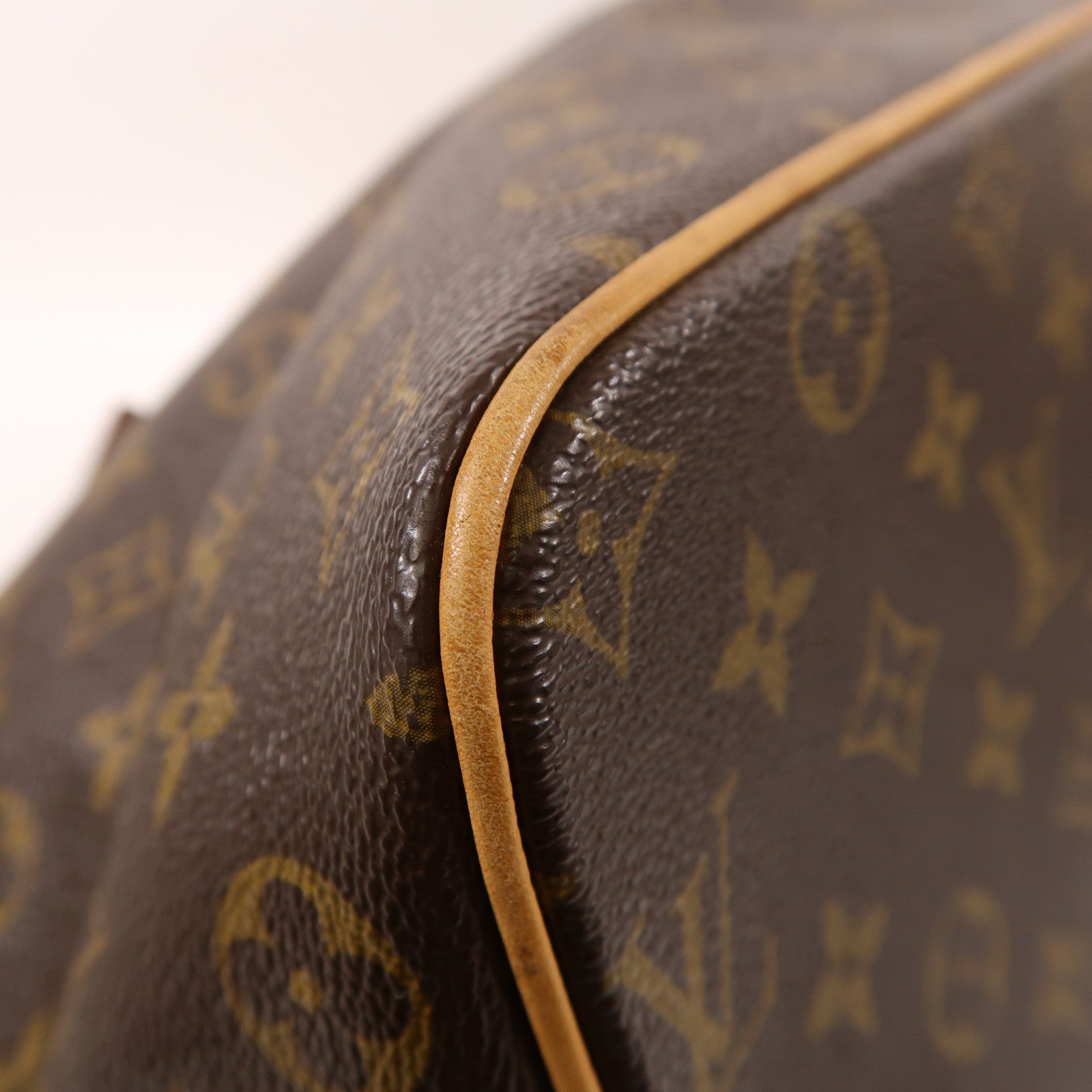 LOUIS VUITTON Monogram Palermo GM金扣手挽肩背兩用袋棕色