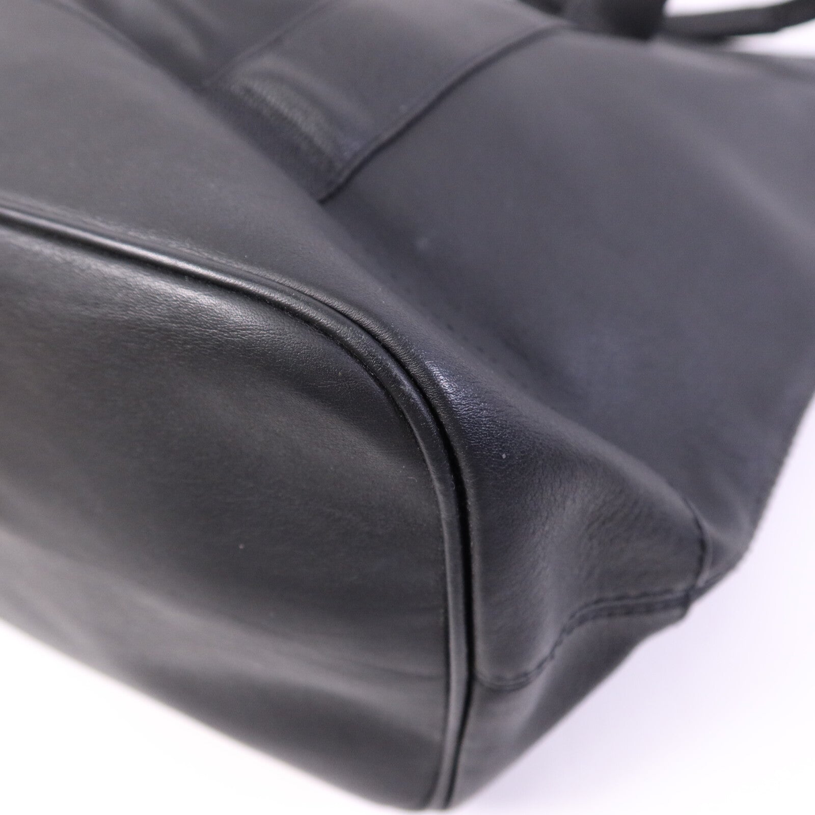 BALENCIAGA 牛皮皮革Tote Bag銀扣手挽袋