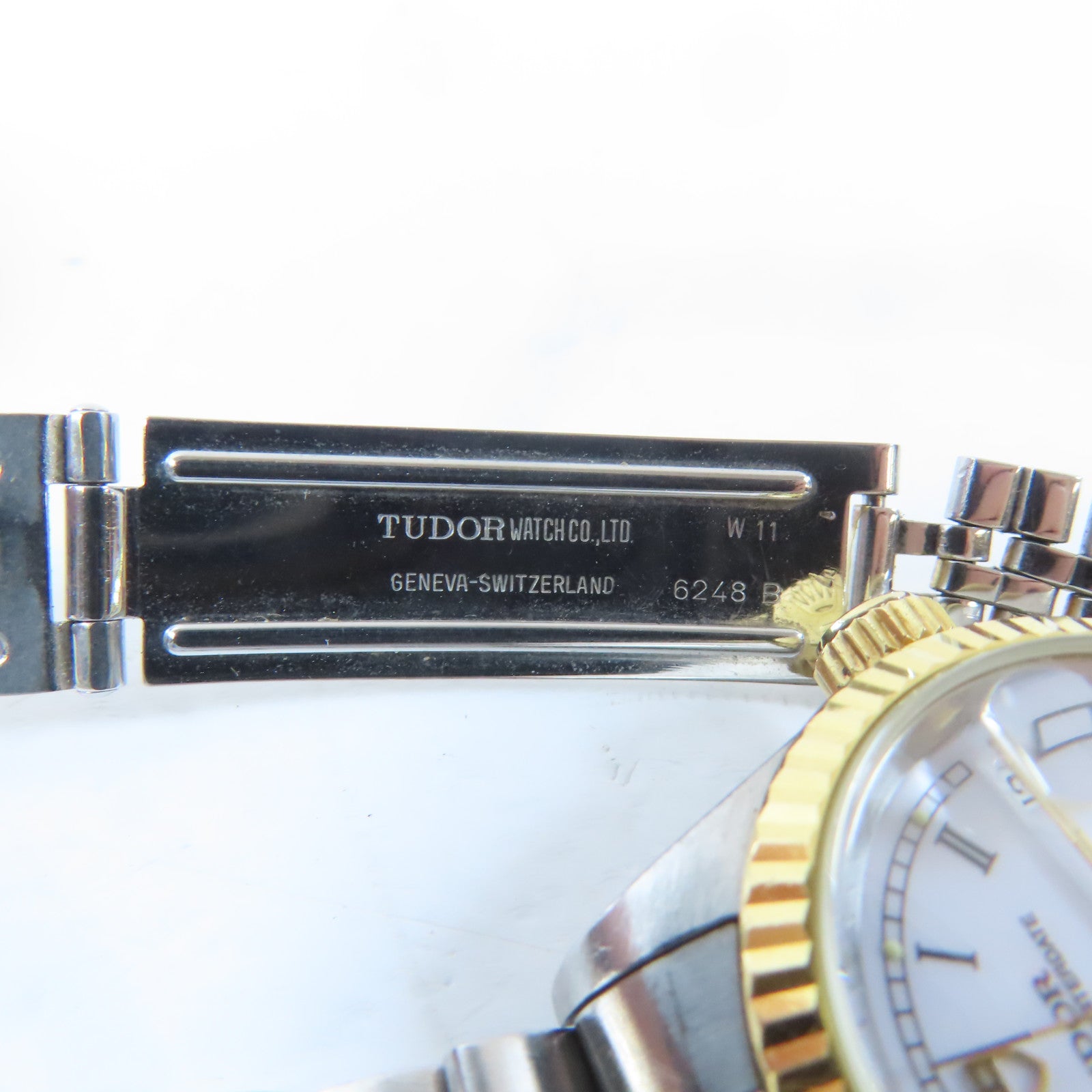 TUDOR Princess Oysterdate18K黃金/不鏽鋼手錶自動機芯白色#17cm