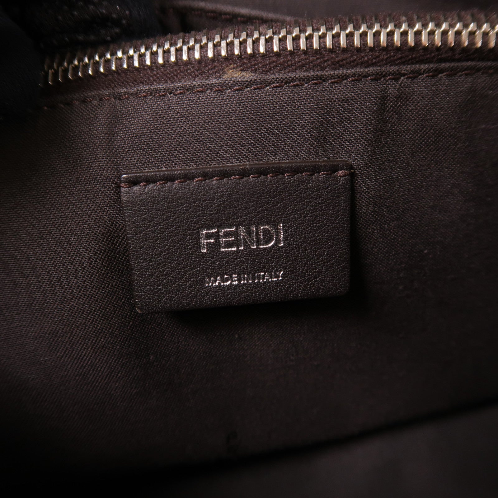 FENDI 牛皮皮革By The Way銀扣手挽肩背兩用袋