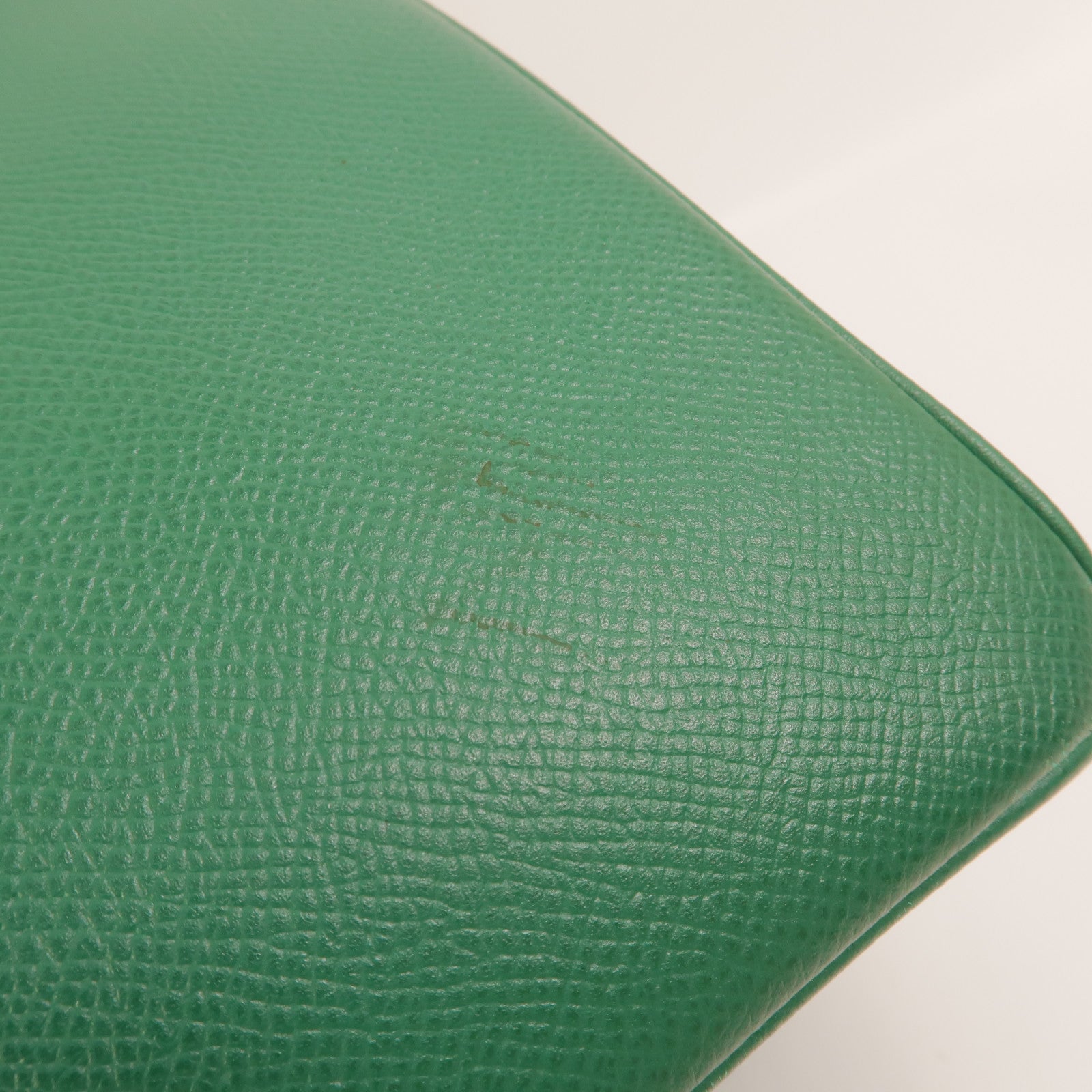 HERMES Epsom皮革Birkin 30手挽袋Malachite