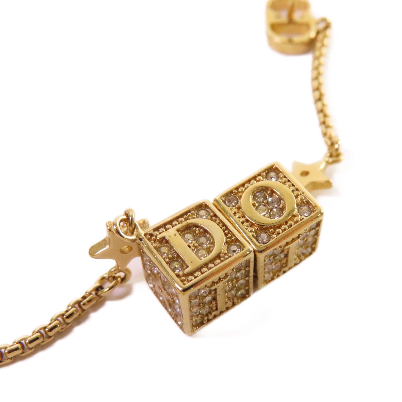 Dior 金屬CD Earrings耳環金色