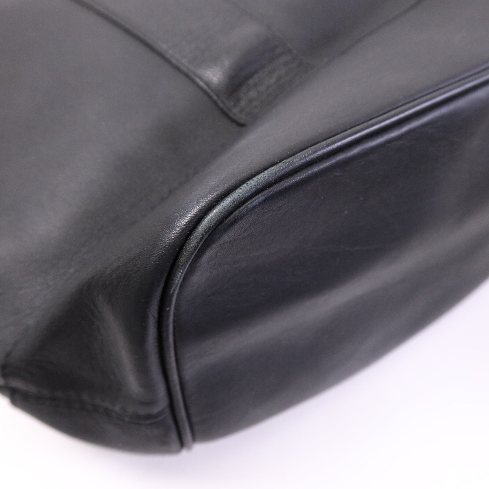 BALENCIAGA 牛皮皮革Tote Bag銀扣手挽袋