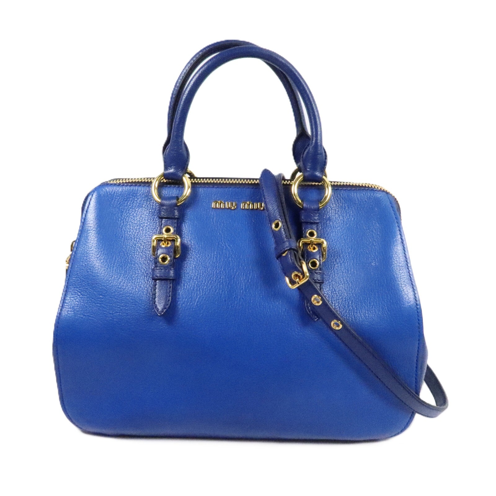 Miu Miu 牛皮皮革2 Way Shoulder Bag手挽肩背兩用袋