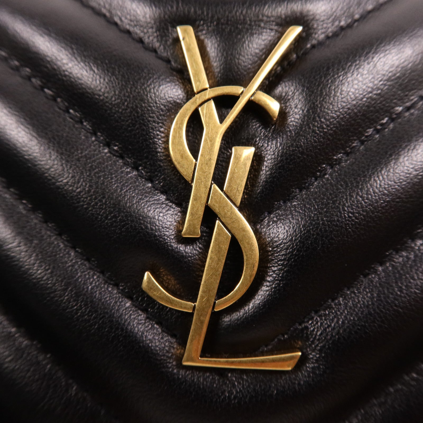 YVES SAINT LAURENT 牛皮皮革Waist Bag金扣腰包